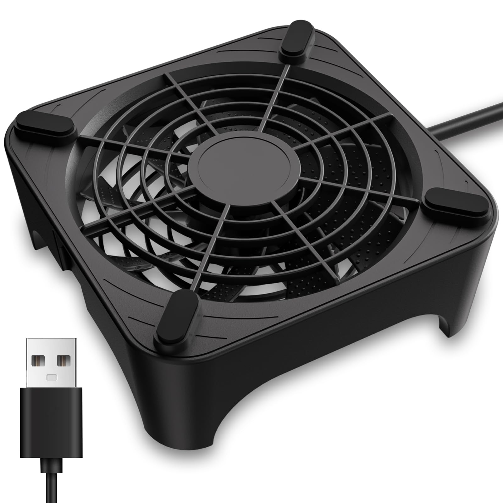 GSCOLER X1 USB Cooling Fan, 18dB Ultra Quiet 120mm Computer Fan with...