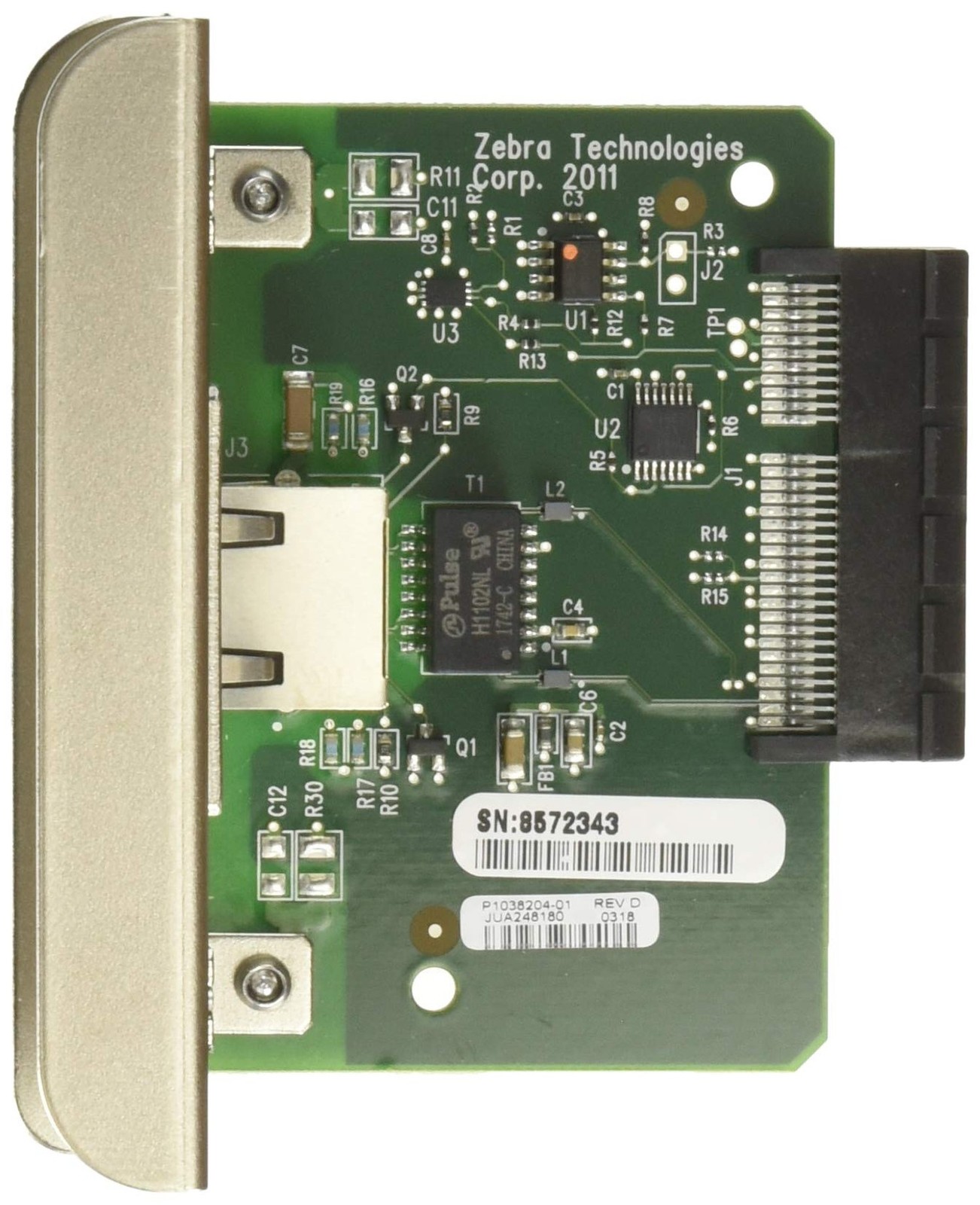 Zebra Technologies P1037974-001 Internal Zebranet Print Server 10/100 for ZT2...