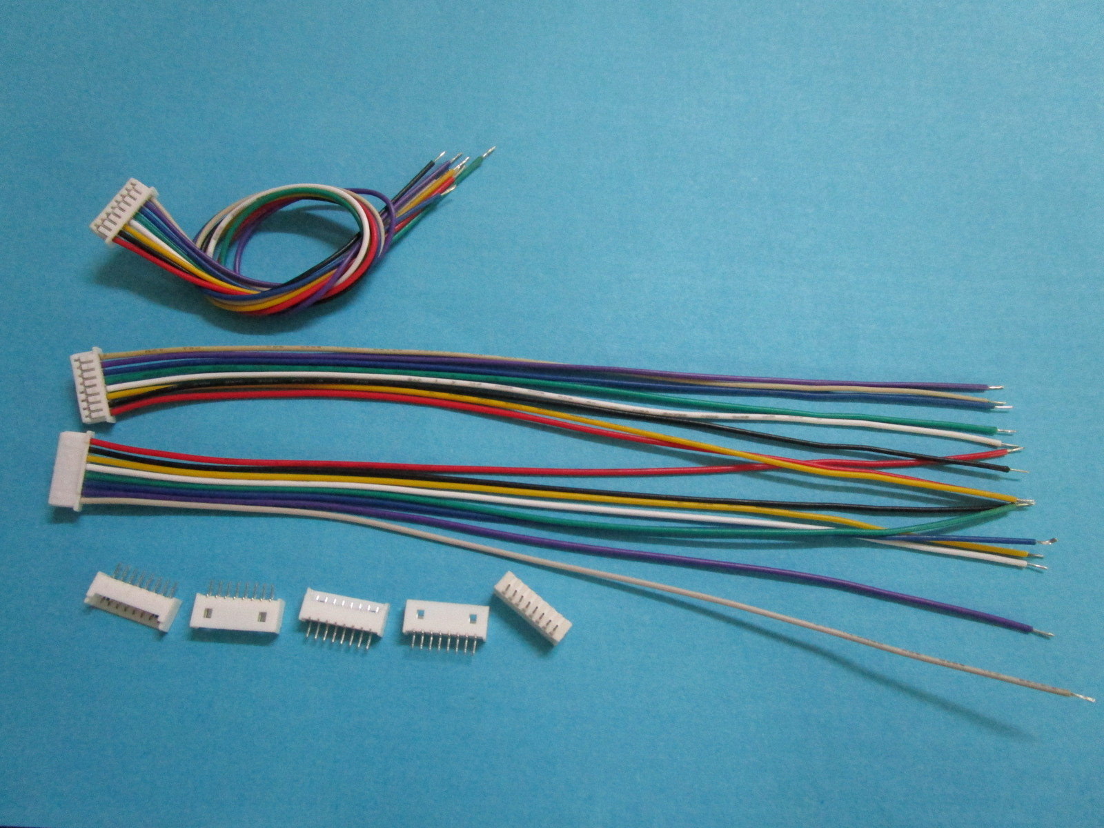 60 set 1.25mm 8 Pin Male + Female Polarized Connector w/ 28AWG 150mm Leads Cable
