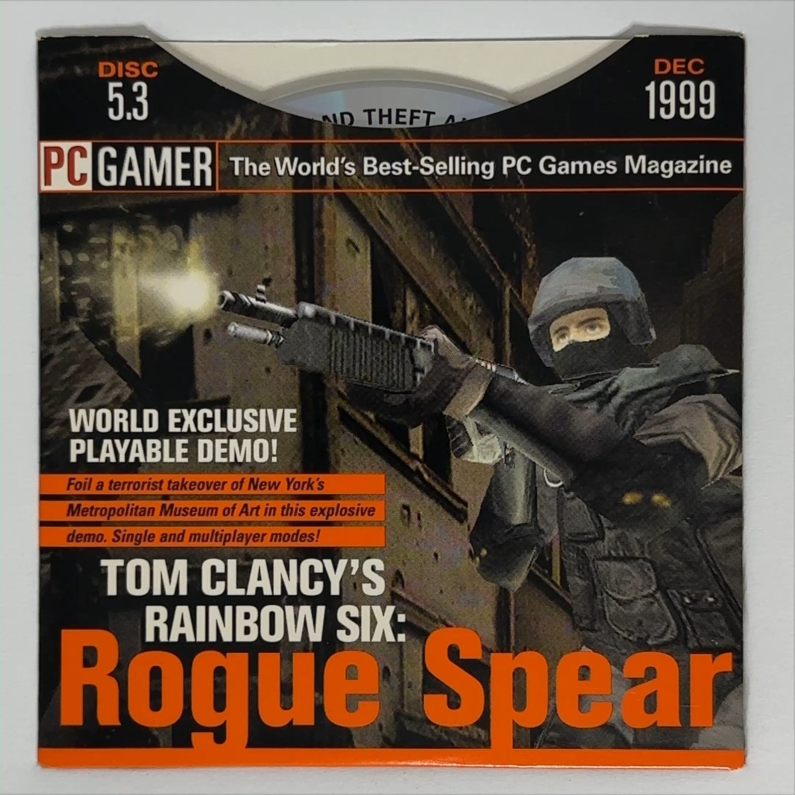 PC Gamer Demo Disc 5.3 December 1999 CD-ROM Vintage PC Gaming Software