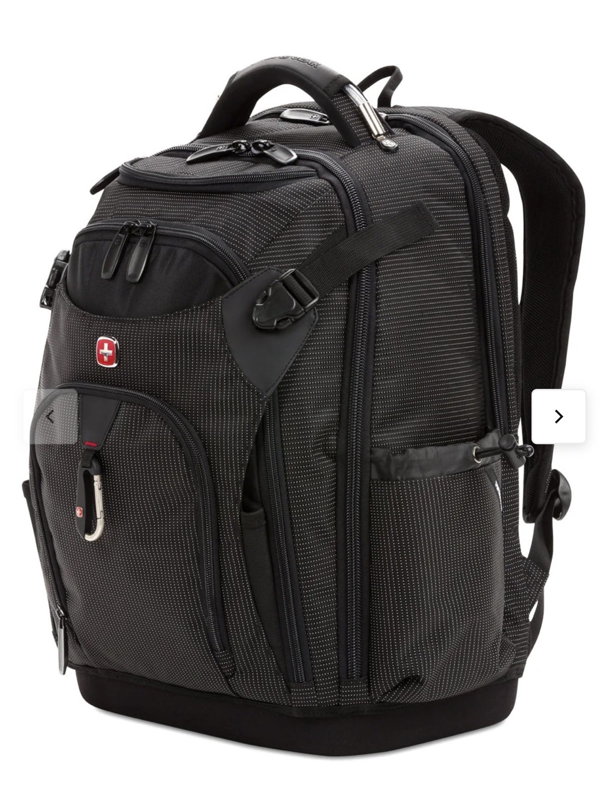 SwissGear Tool Bag Backpack, Fits Up to 17-Inch Laptop, Work Pack PRO, Black