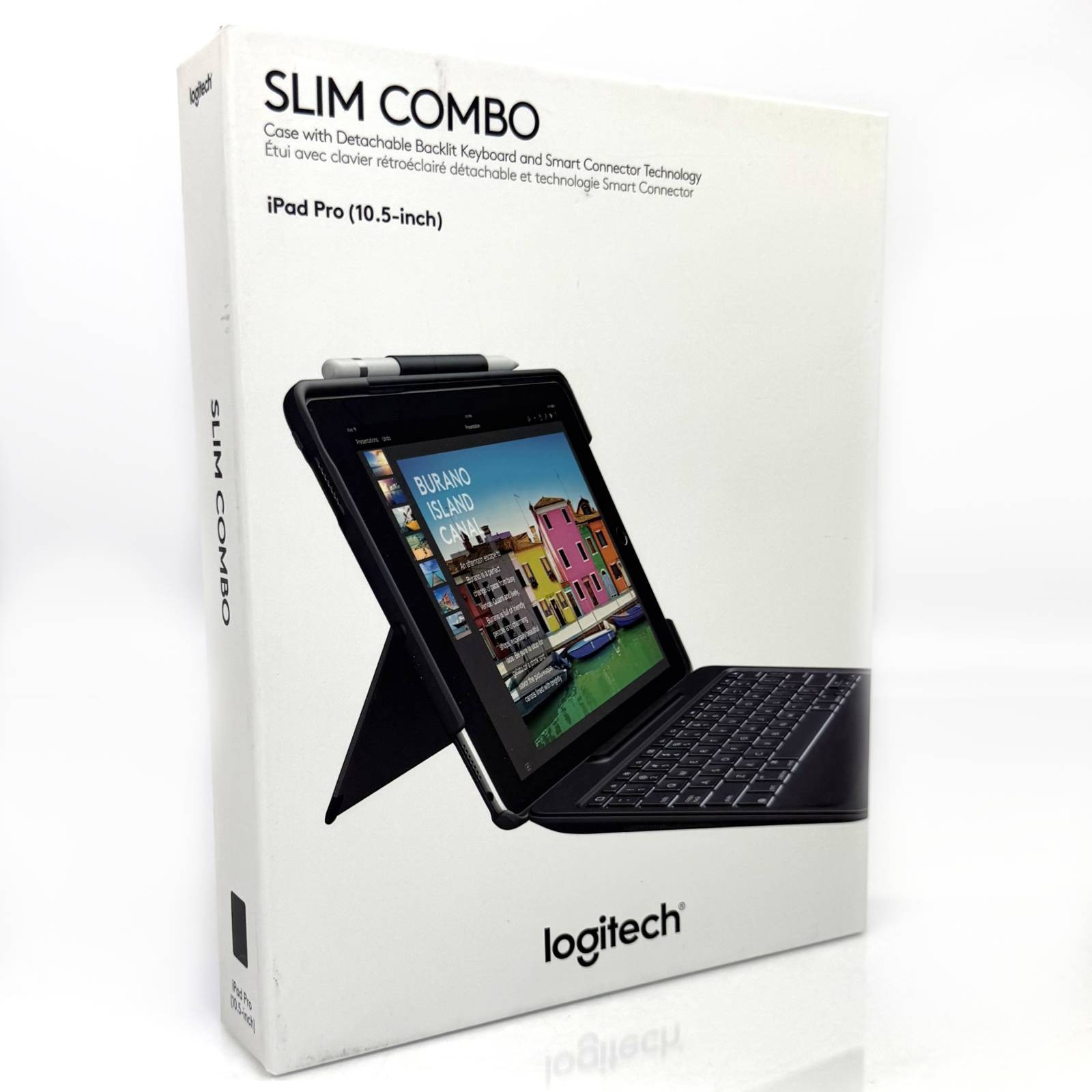 iPad Pro 10.5" Logitech Slim Combo Folio Case with Detachable Backlit Keyboard