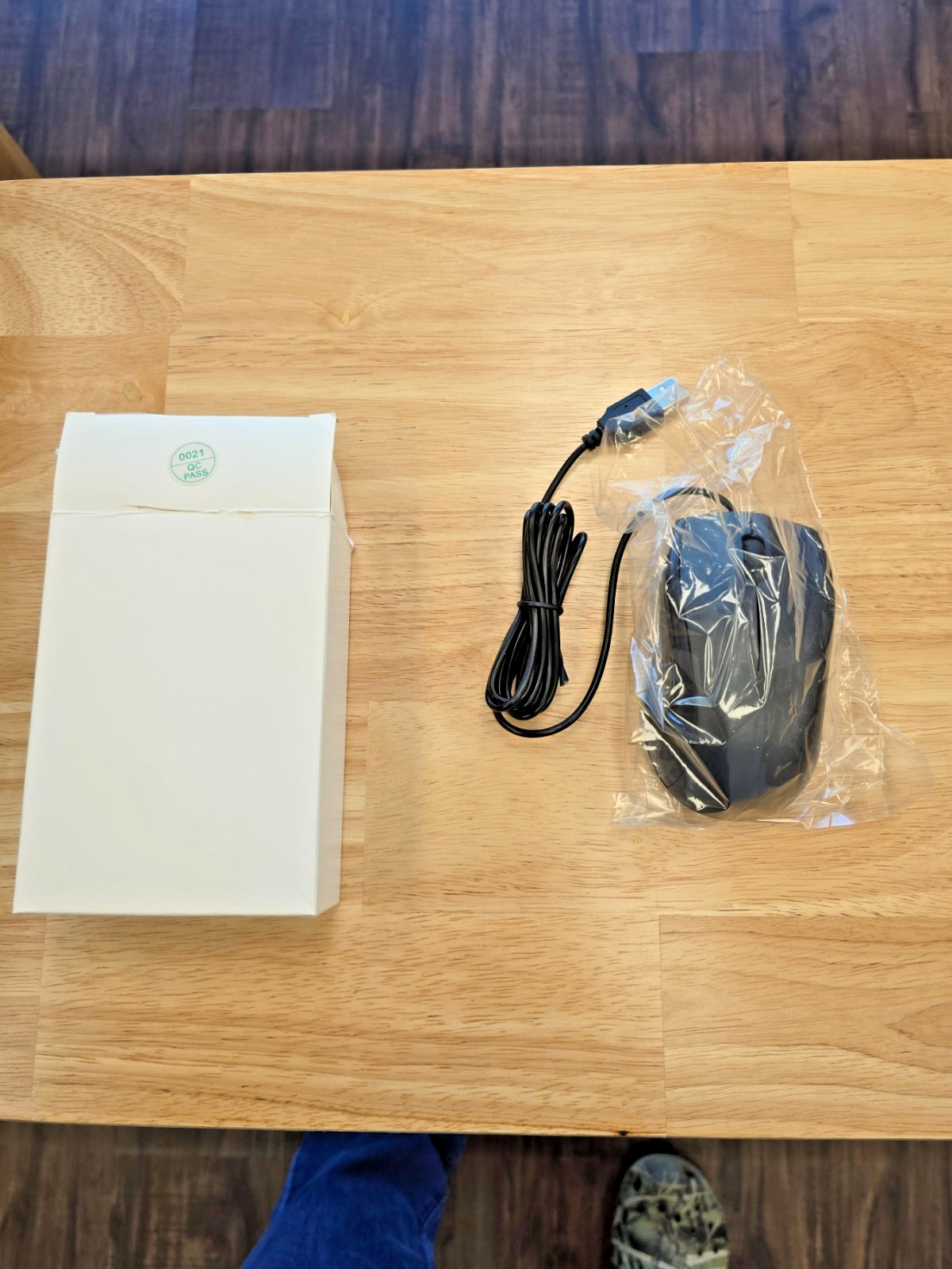 New Open Box Unbranded Wired Optical Mouse