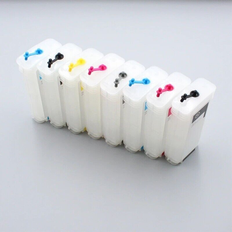 For HP 70 280ml 8 Pieces Permanent ARC Chip Ink Cartridge For HP Z5200 Z2100