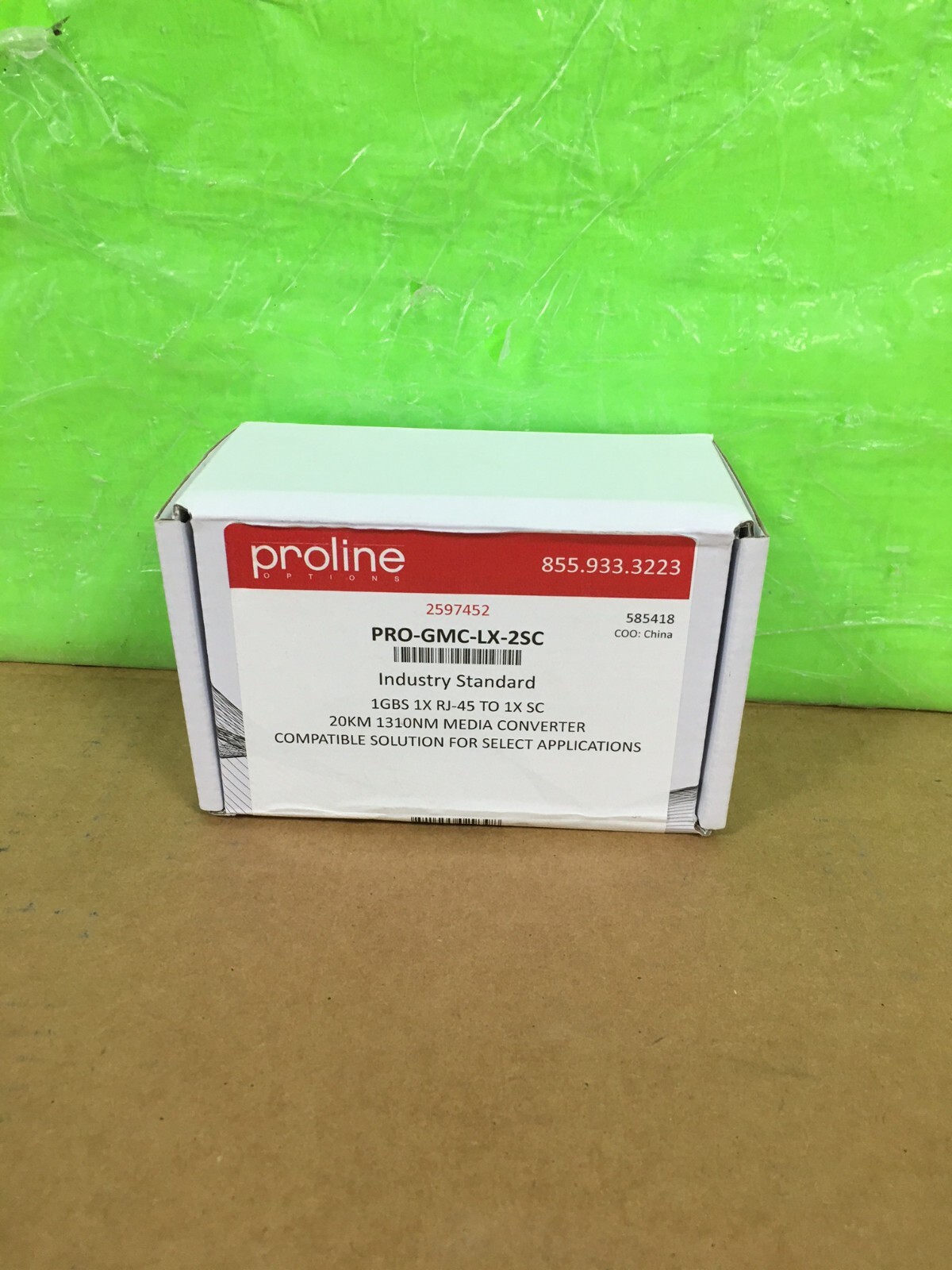 NEW Proline Gigabit Media Converter 10/100/1000M PRO-GMC-LX-2SC