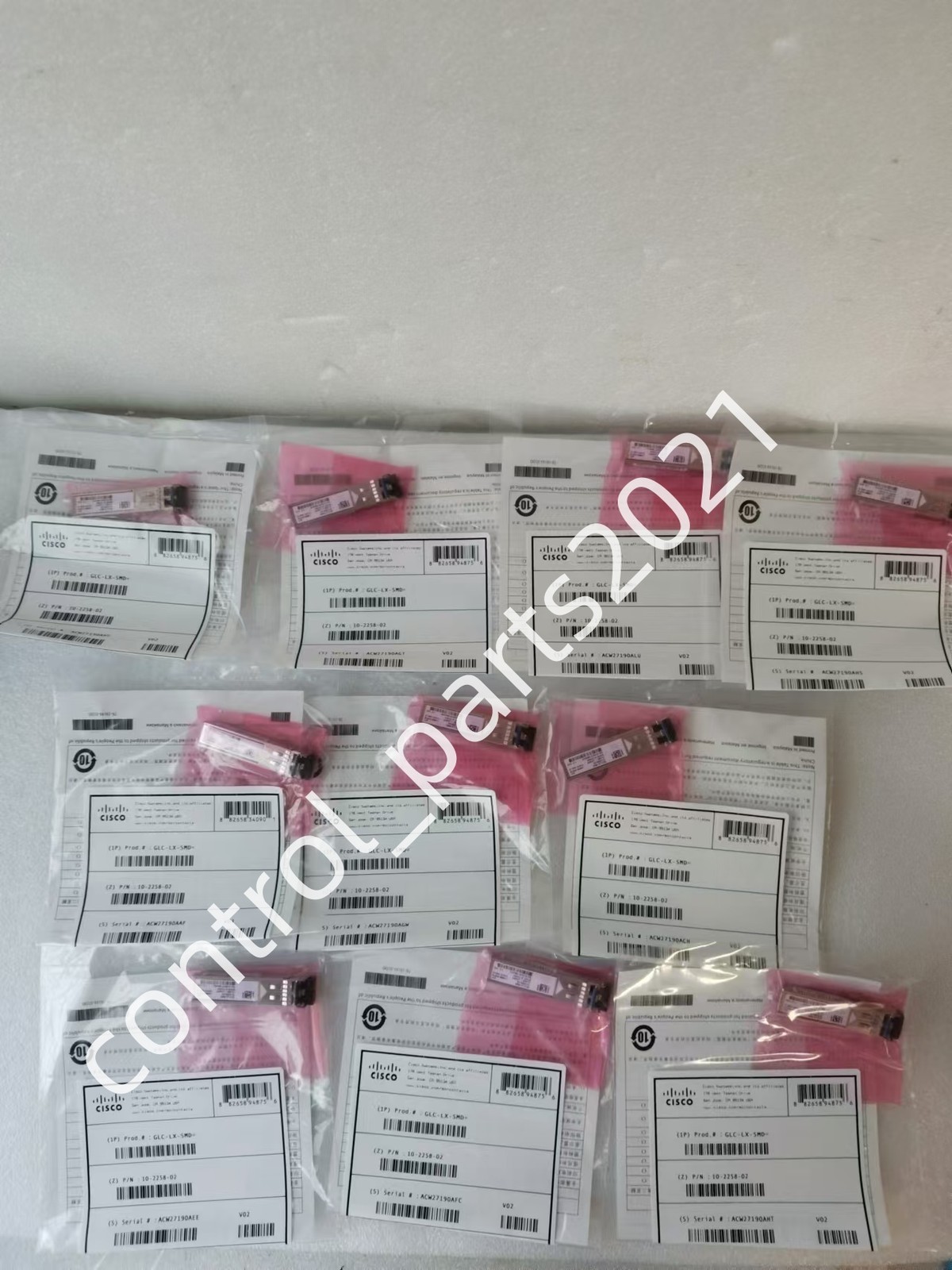New Cisco w/Green Hologram GLC-LX-SMD 1000BASE-LX 10km 1310nm SFP Transceiver
