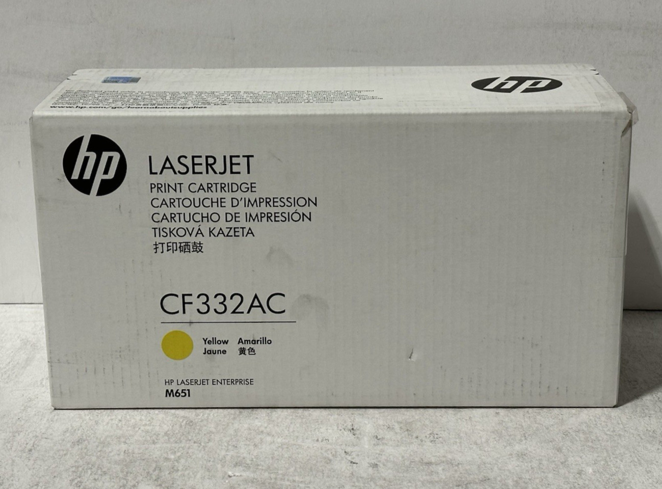 Genuine HP Yellow Laser Cartridge (CF332AC) for HP LaserJet Enterprise M651
