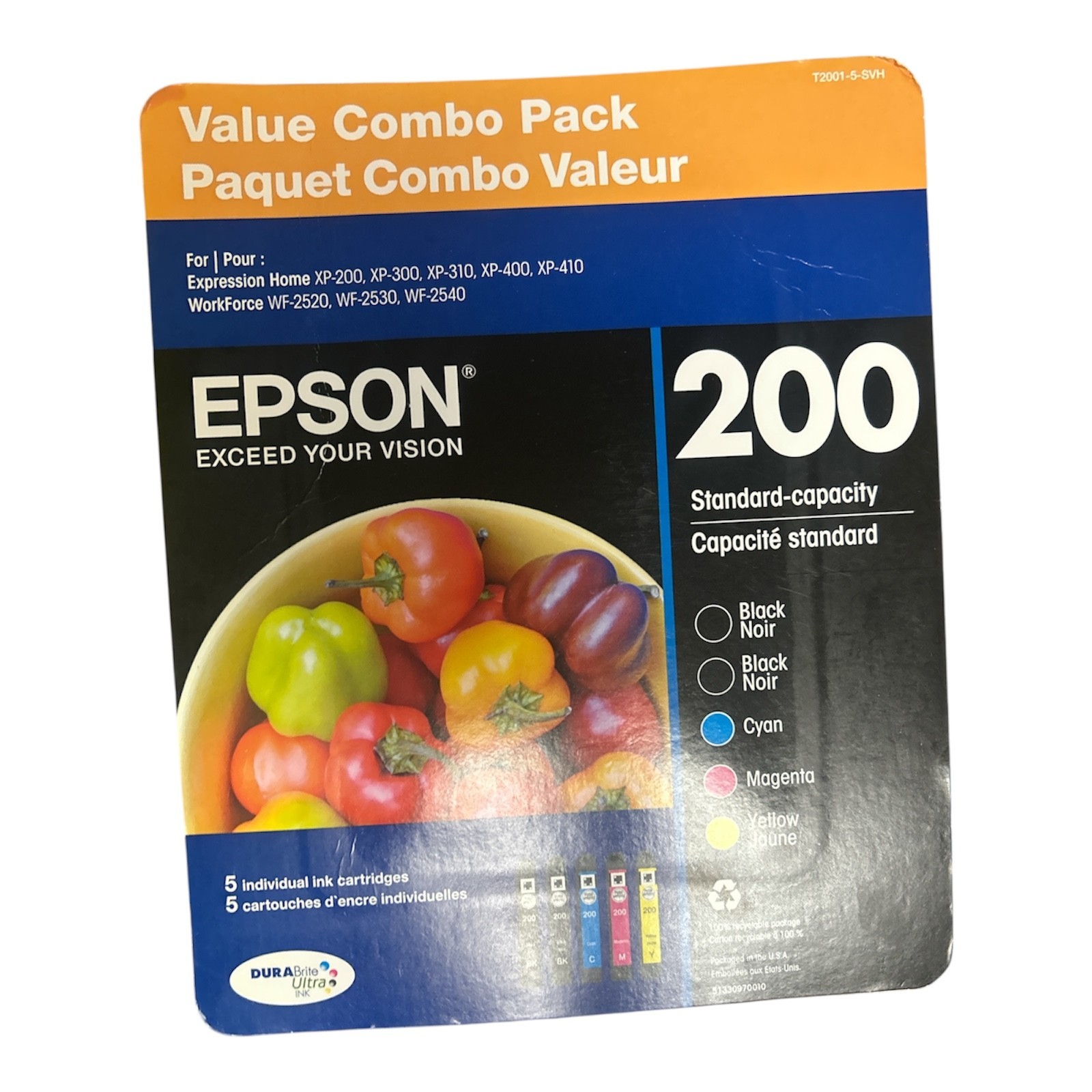 Epson 200 Standard Capacity 5-Ink Cartridges #B5