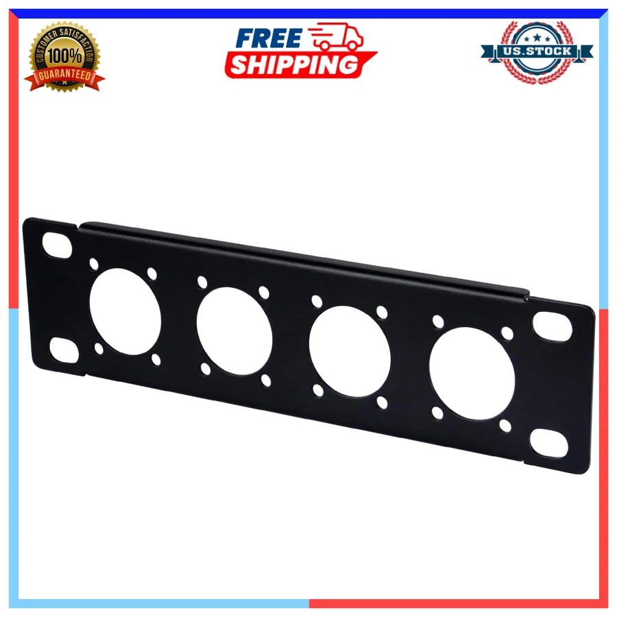 GeeekPi 7 Inch 1U D-Series Rack Panel for HDMI XLR Audio RackMate Server Cabinet
