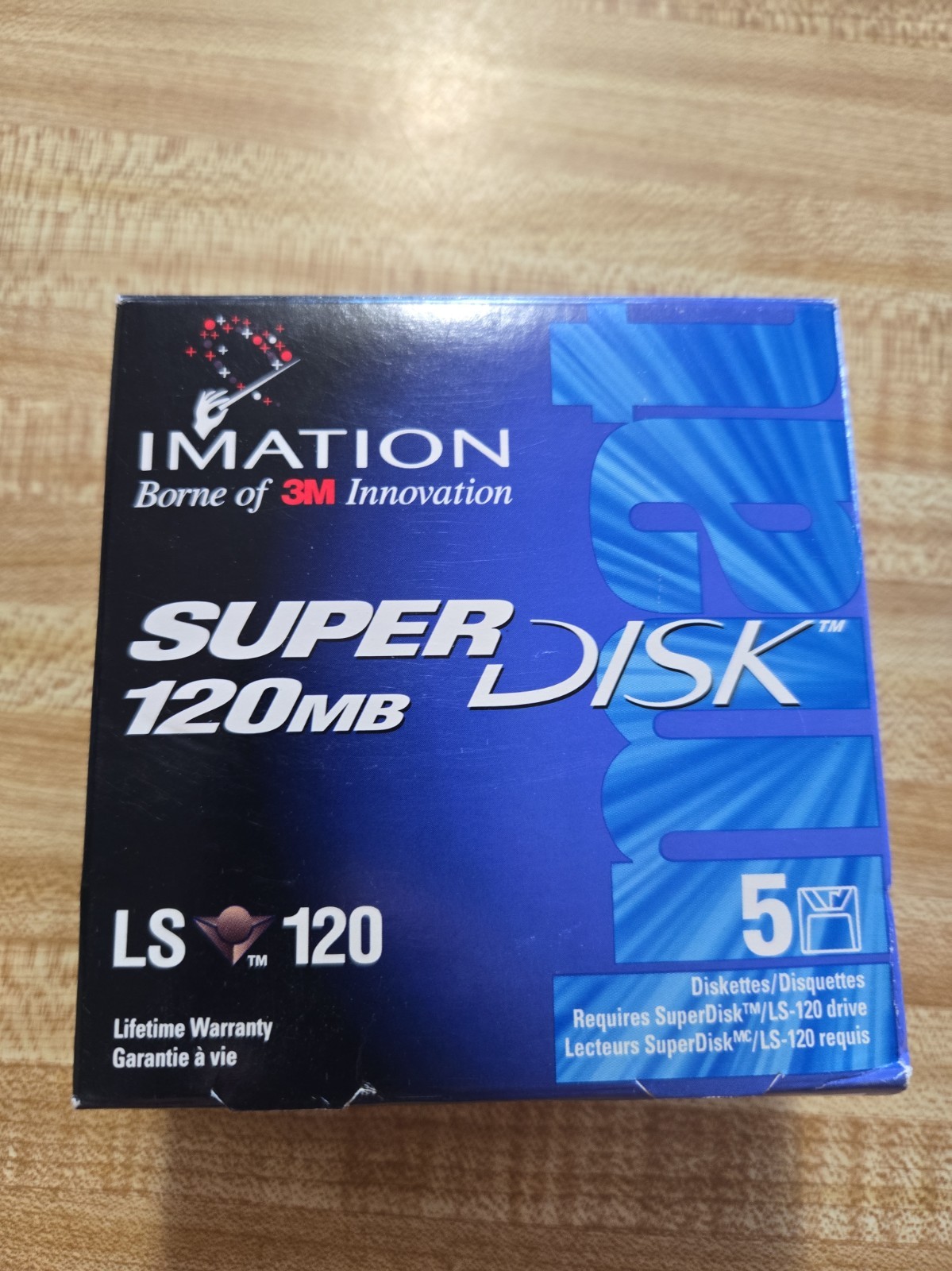 Imation SuperDisk 120MB (5-Pack) LS-120 Super Disk