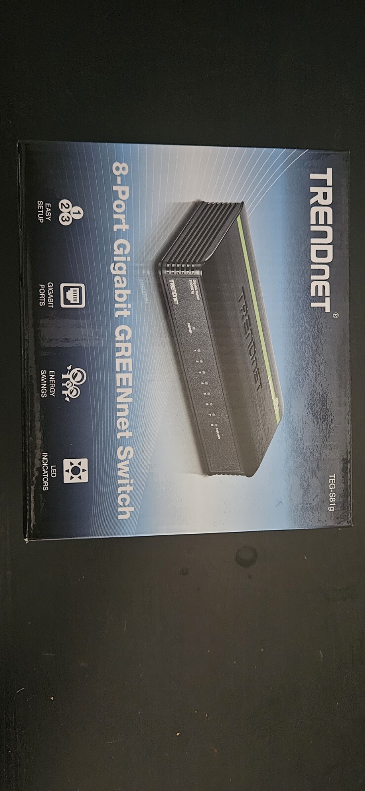 TRENDnet GREENnet (TPE-TG80G) 8-Ports Wall-mountable Switch