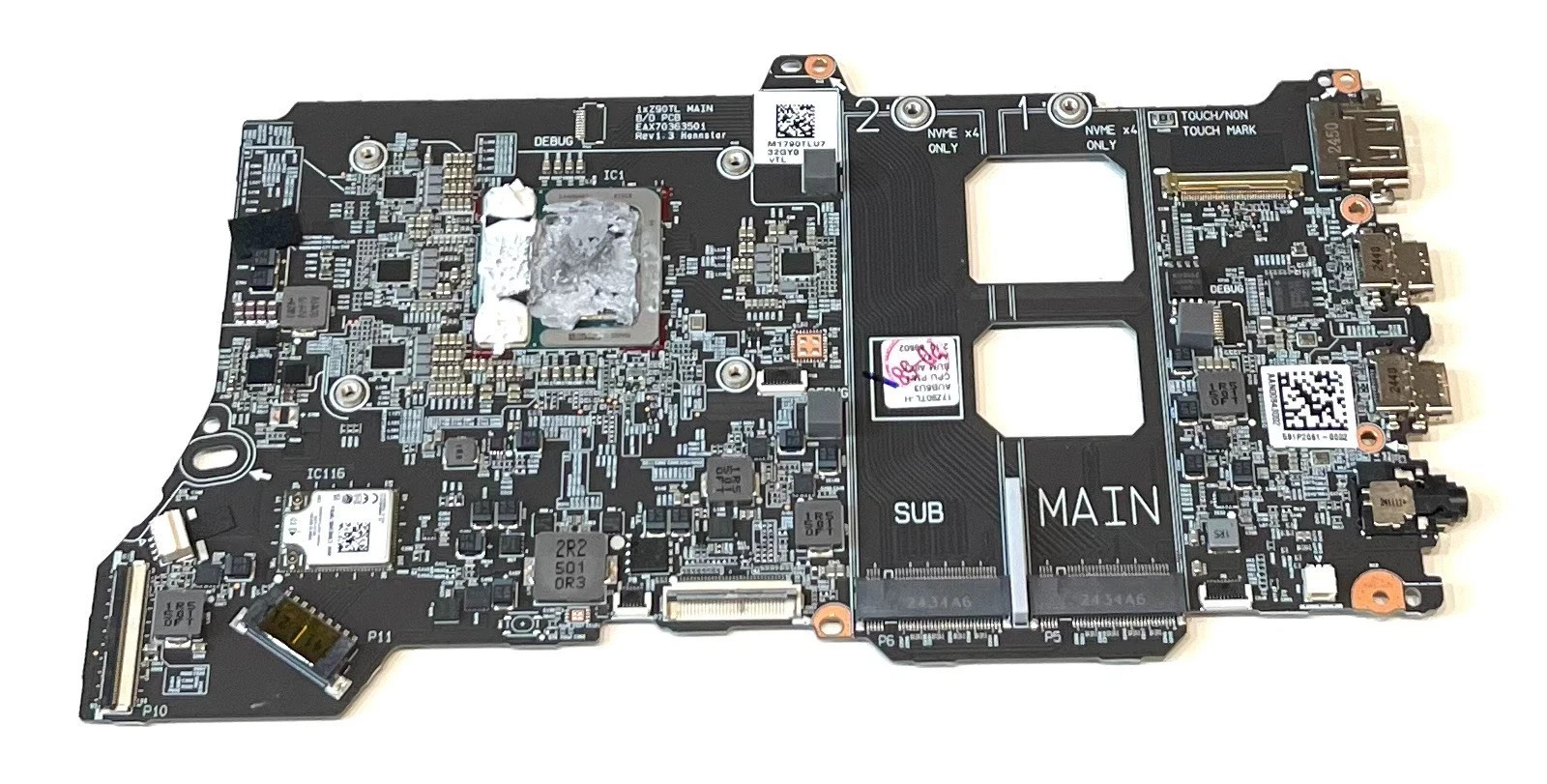 LG Gram 17Z90TL-H.AUB6U3 Motherboard Ultra 7 258V 2.20GHz 32GB RAM EAX70363501