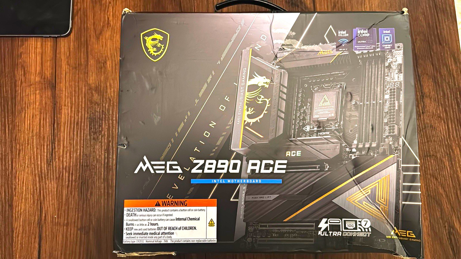 MSI MEG Z890 ACE LGA1851 Intel ATX DDR5 4DIMM HDMI USB-C Gaming