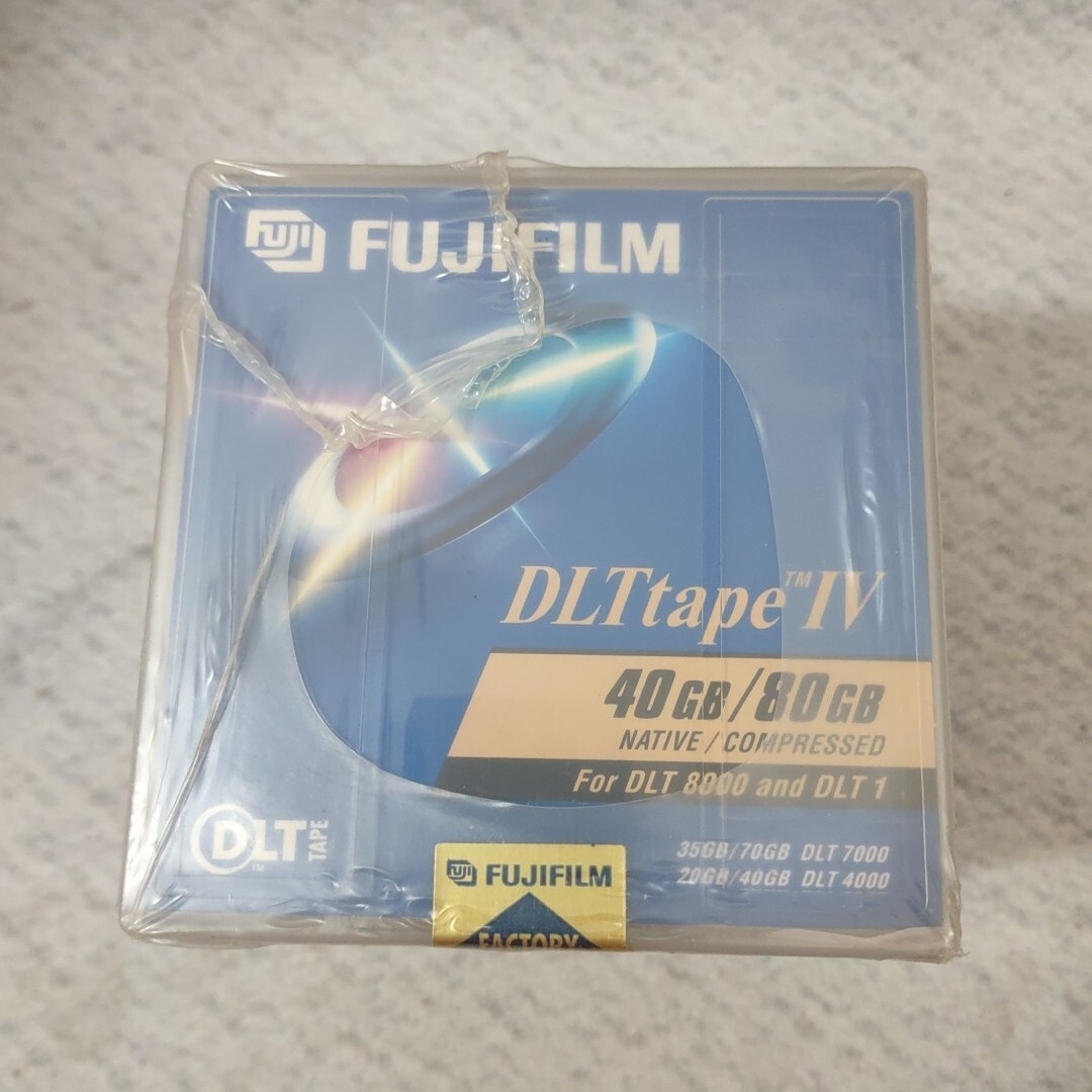 Fujifilm DLTtape IV 1/2" Data Tape 40GB/80GB DLT8000 Magnetic Storage (5 Pack)