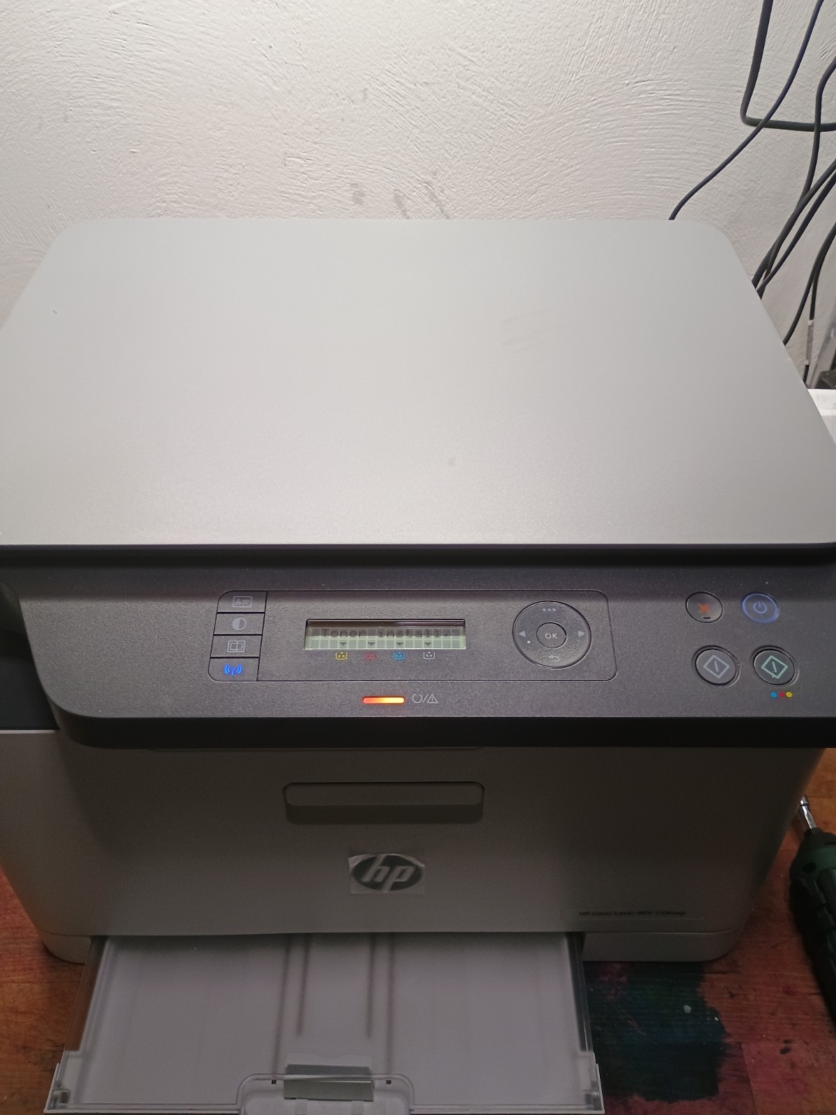 HP Color Laser MFP 178nw Color Laser WLAN hardly used 1 year warranty invoice