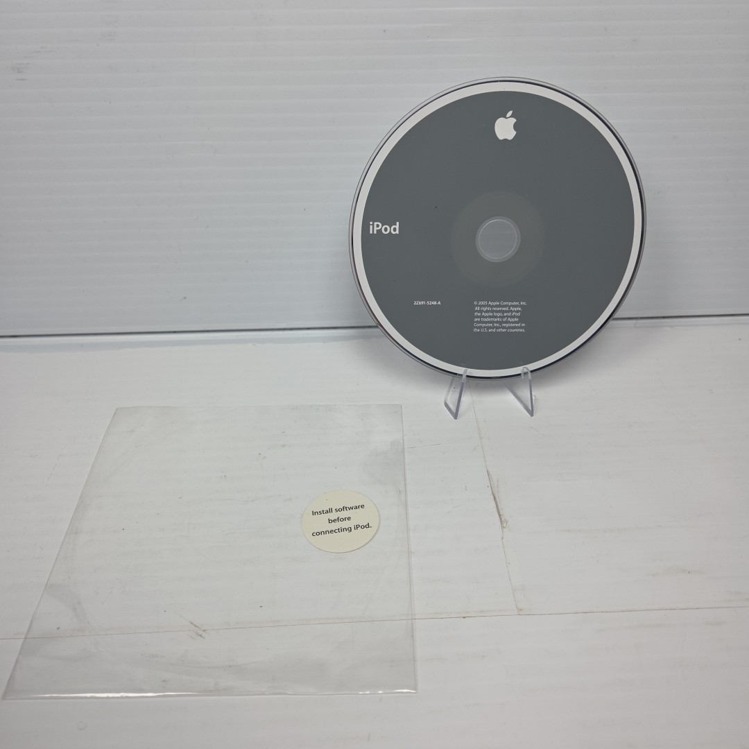 OEM 2005 APPLE iPod + iTunes Installation Software CD - Fast Shipping