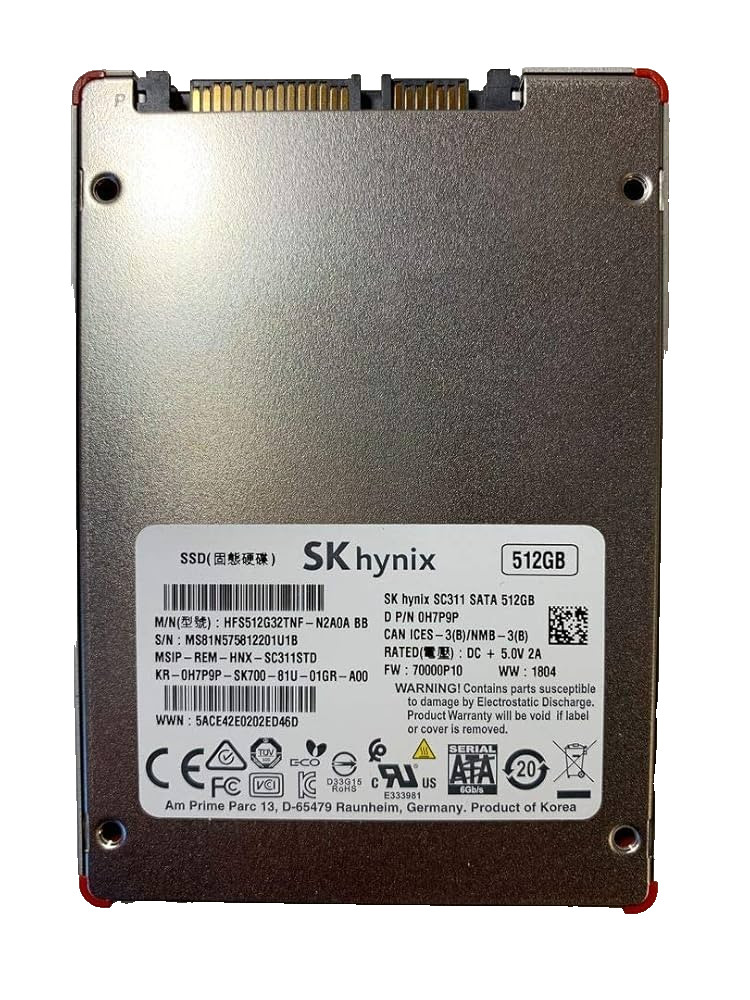 SK hynix 512GB 2.5" SATA SSD HFS512G32TNF-N2A0A Dell H7P9P