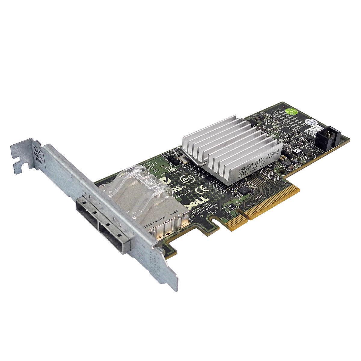 DELL UCS-70 Dual Port 6Gb/s PCIe x8 SAS/SATA Server Adapter DP/N 0D687J, 012DNW