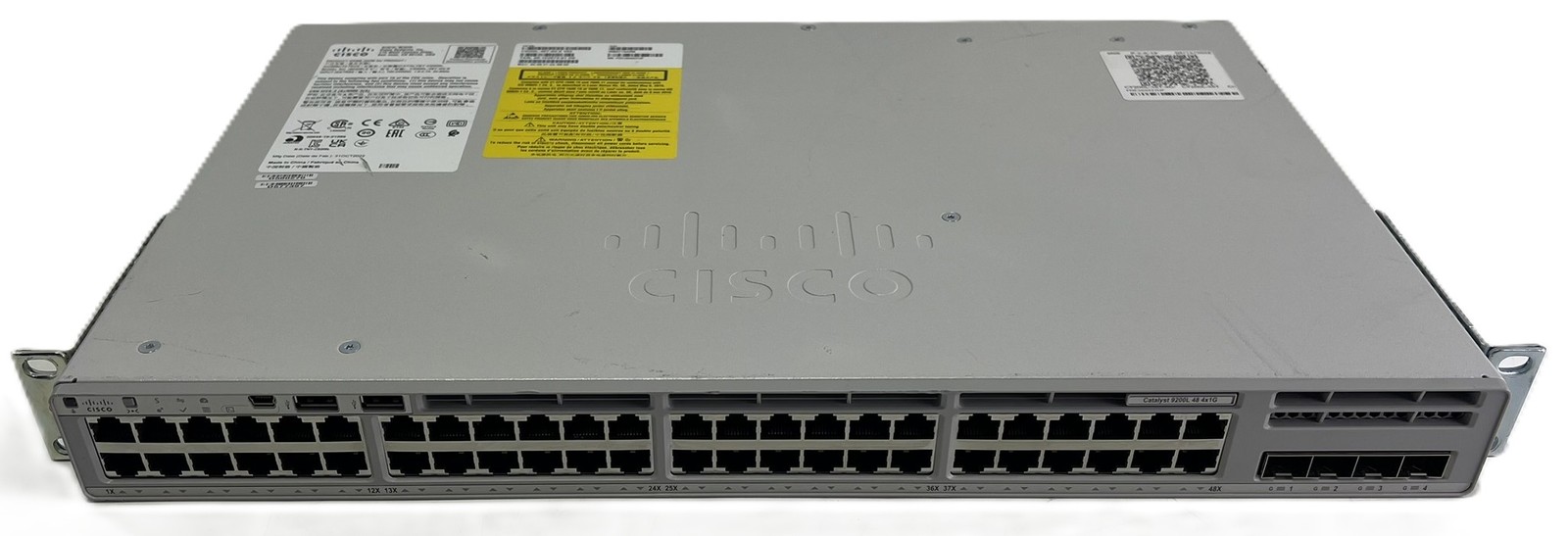 Cisco Catalyst C9200L-48T-4G-E V02 Switch w/Power Cable (SNB)