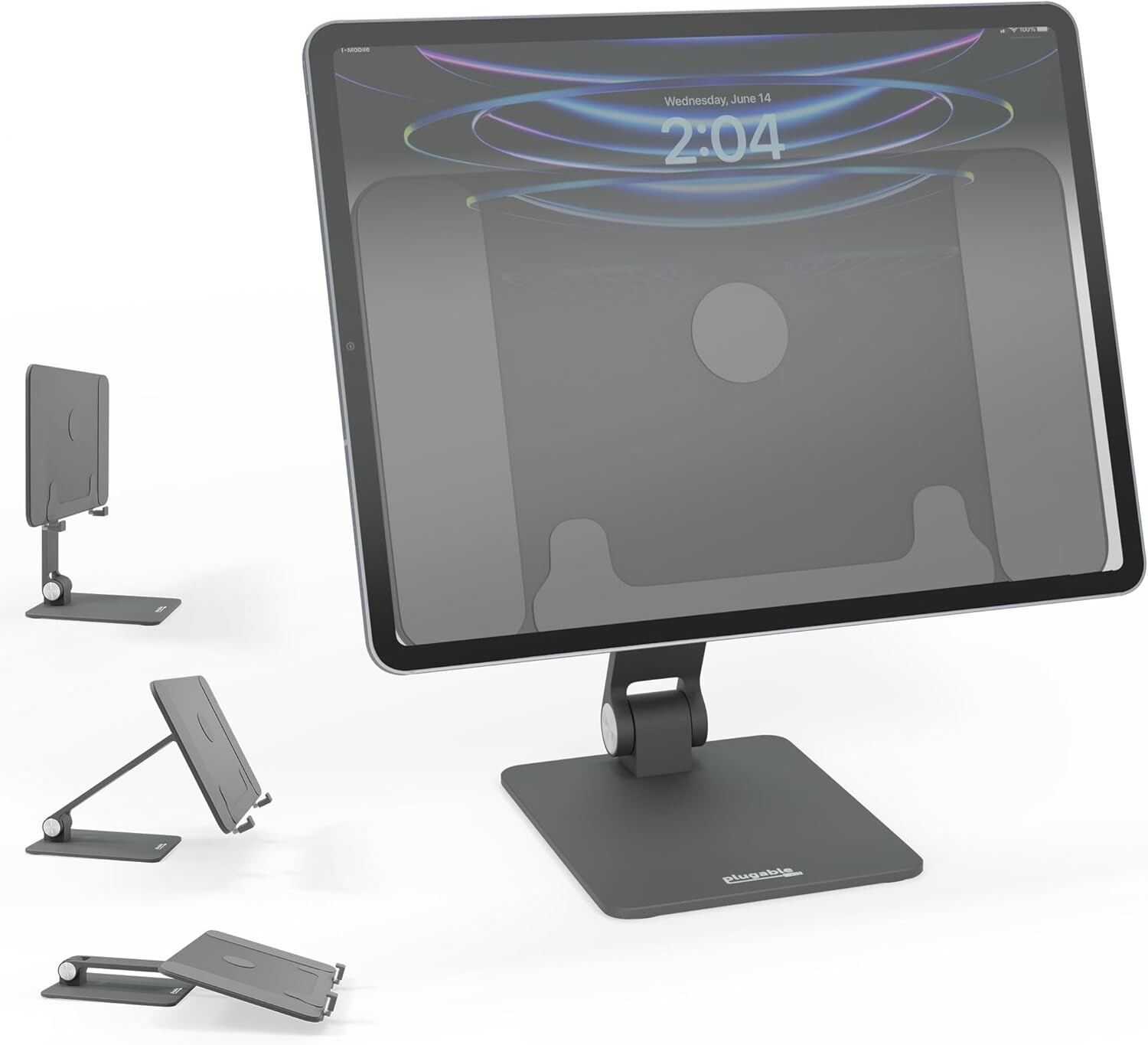 Plugable - Portable Magnetic Tablet Holder for MagSafe iPad Pro 12.9 AMS-STAND13