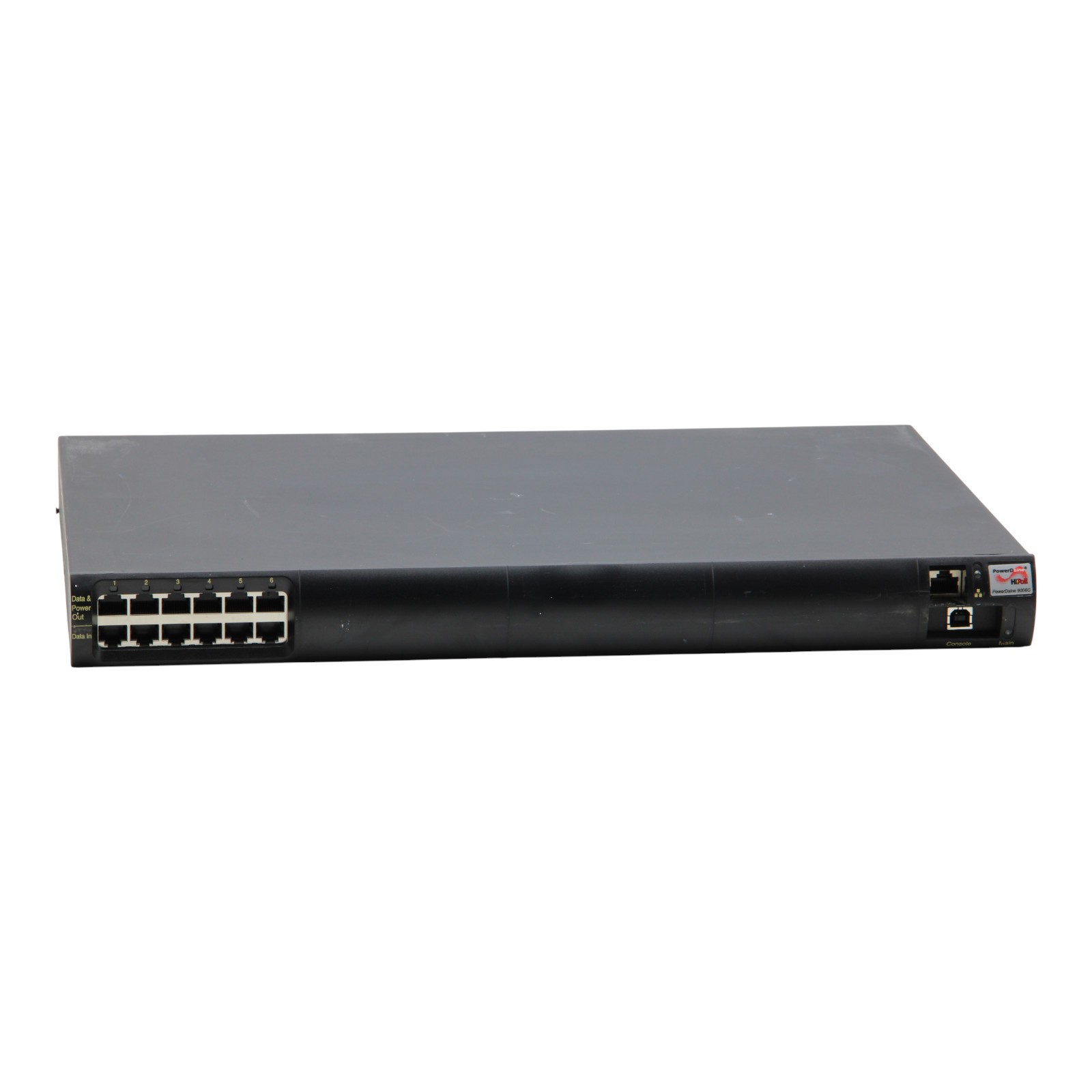 Microsemi Power Disine 9006G PD-9006G/ACDC/M 6-Port GbE RJ-45 PoE+ Injector