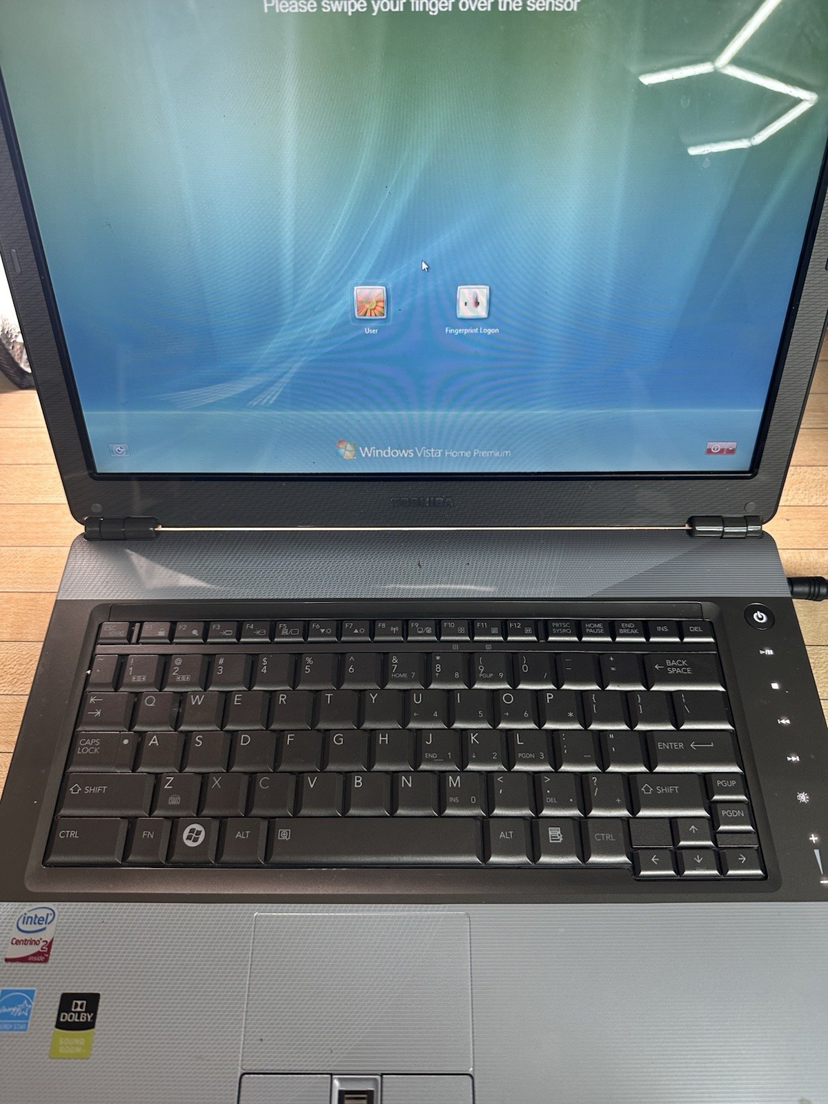 Toshiba Satellite A105 15.6" Vintage Laptop. Locked No Password No Charger