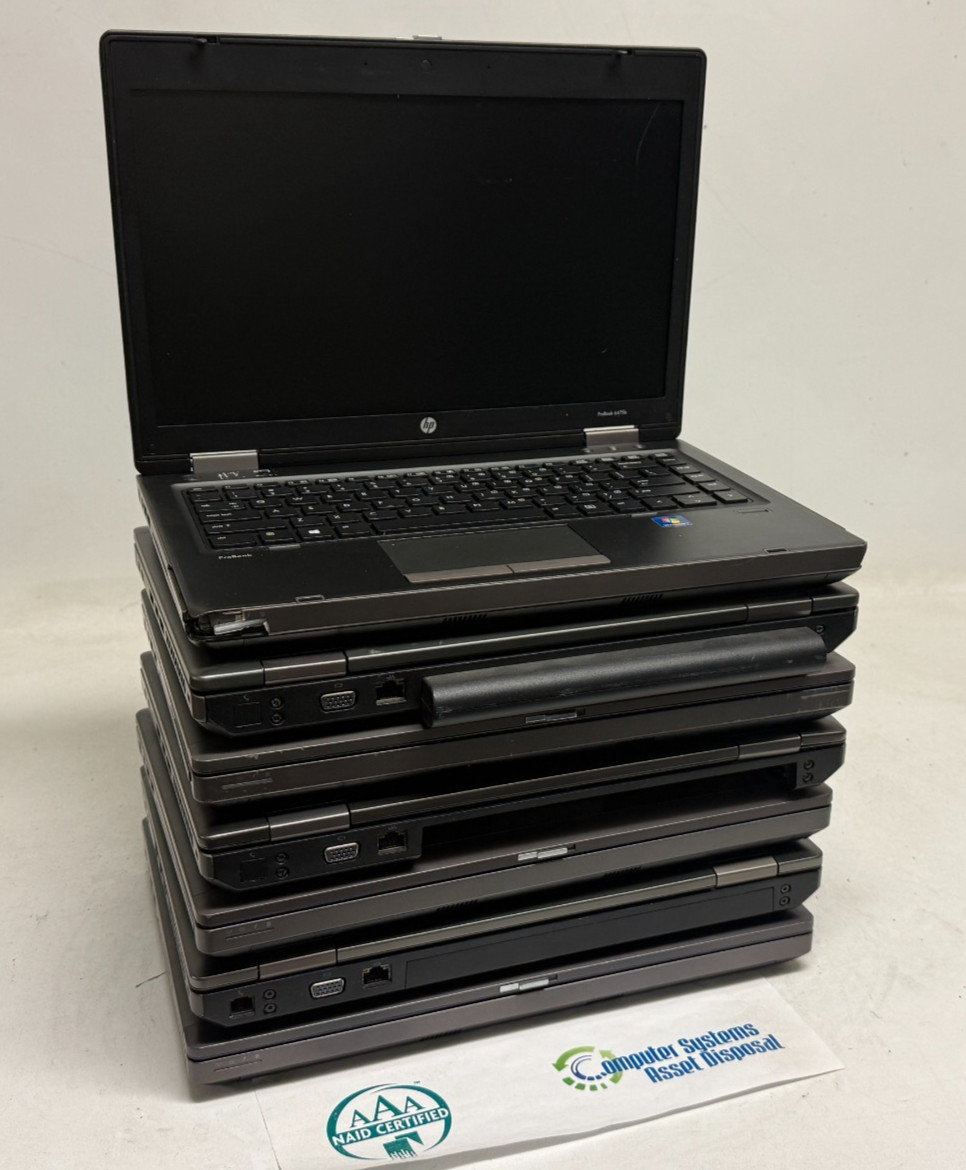 HP ProBook 6460b/6465b/6470b/6475b (Mixed CPU - 4/8GB - NO OS/HDD) - Lot of 7