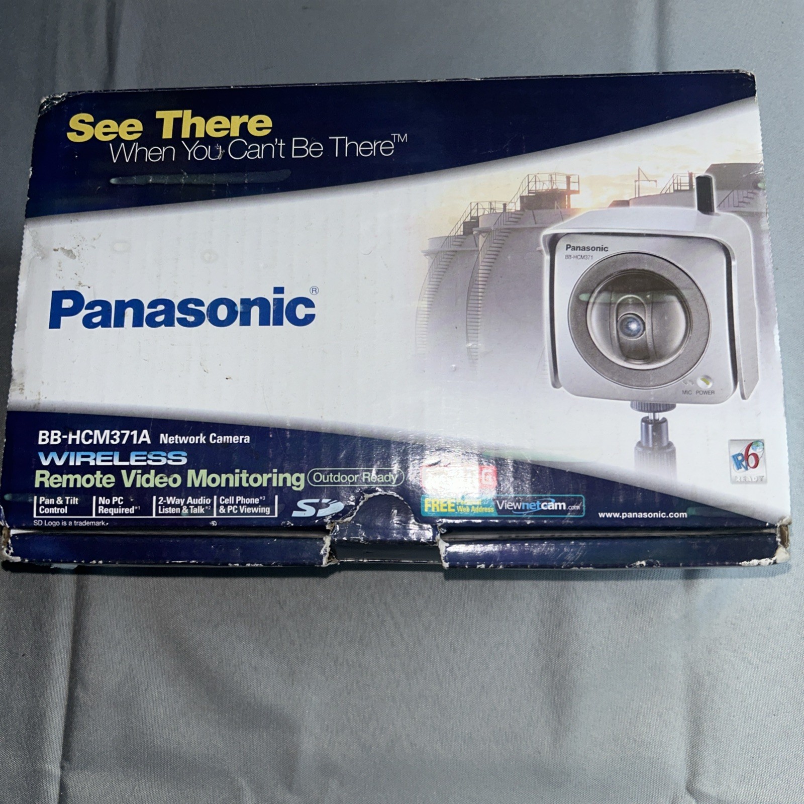 Panasonic BB-HCM371A Wireless Outdoor Pan/Tilt Network Camera 2-Way Audio NIB
