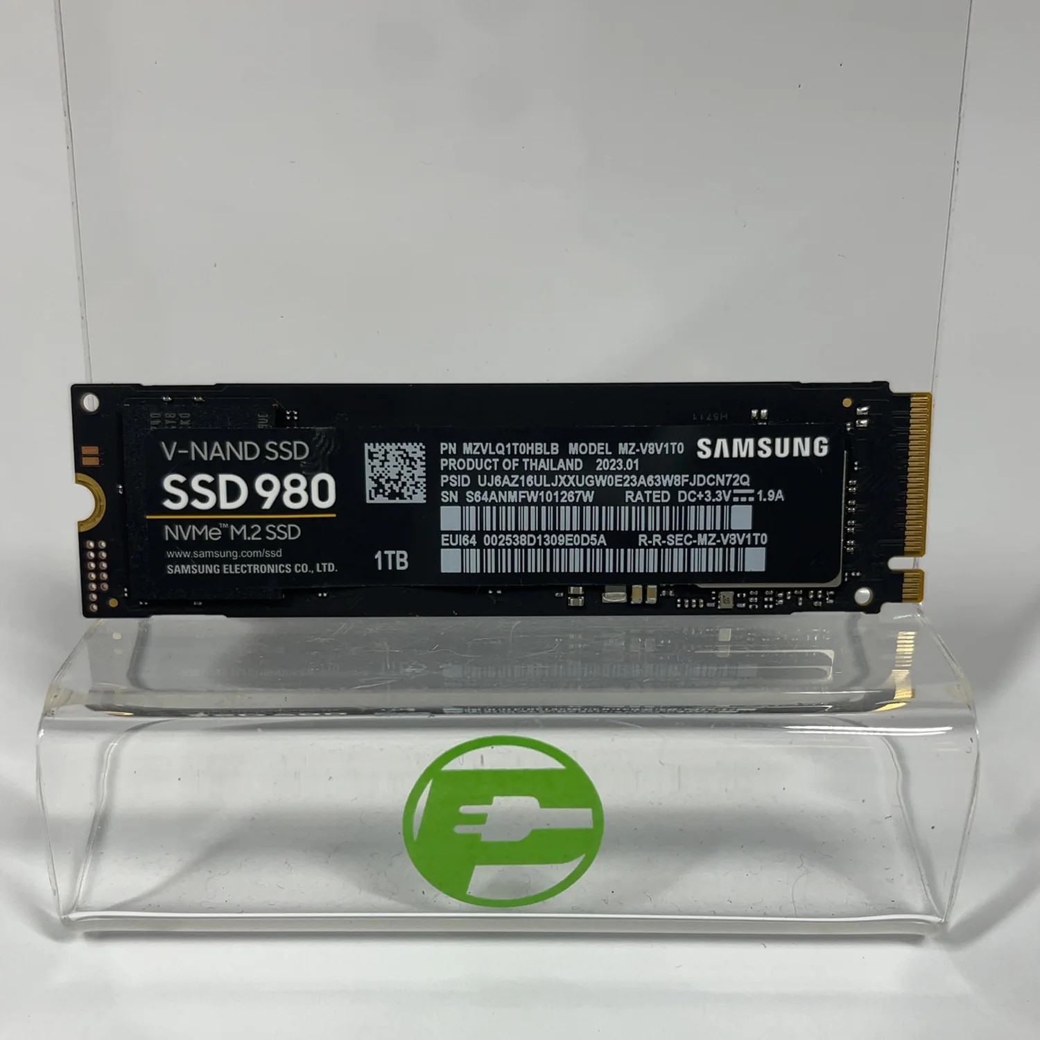Samsung 2280mm 980 SSD 1TB M.2 NVMe Gen 3.0 x 4 SSD MZ-V8V1T0