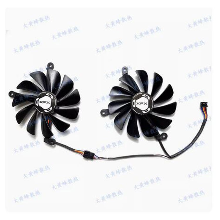 For XFX RX5700 5700XT 8GB THICC II Overseas Edition Graphics Card Cooling Fan ==