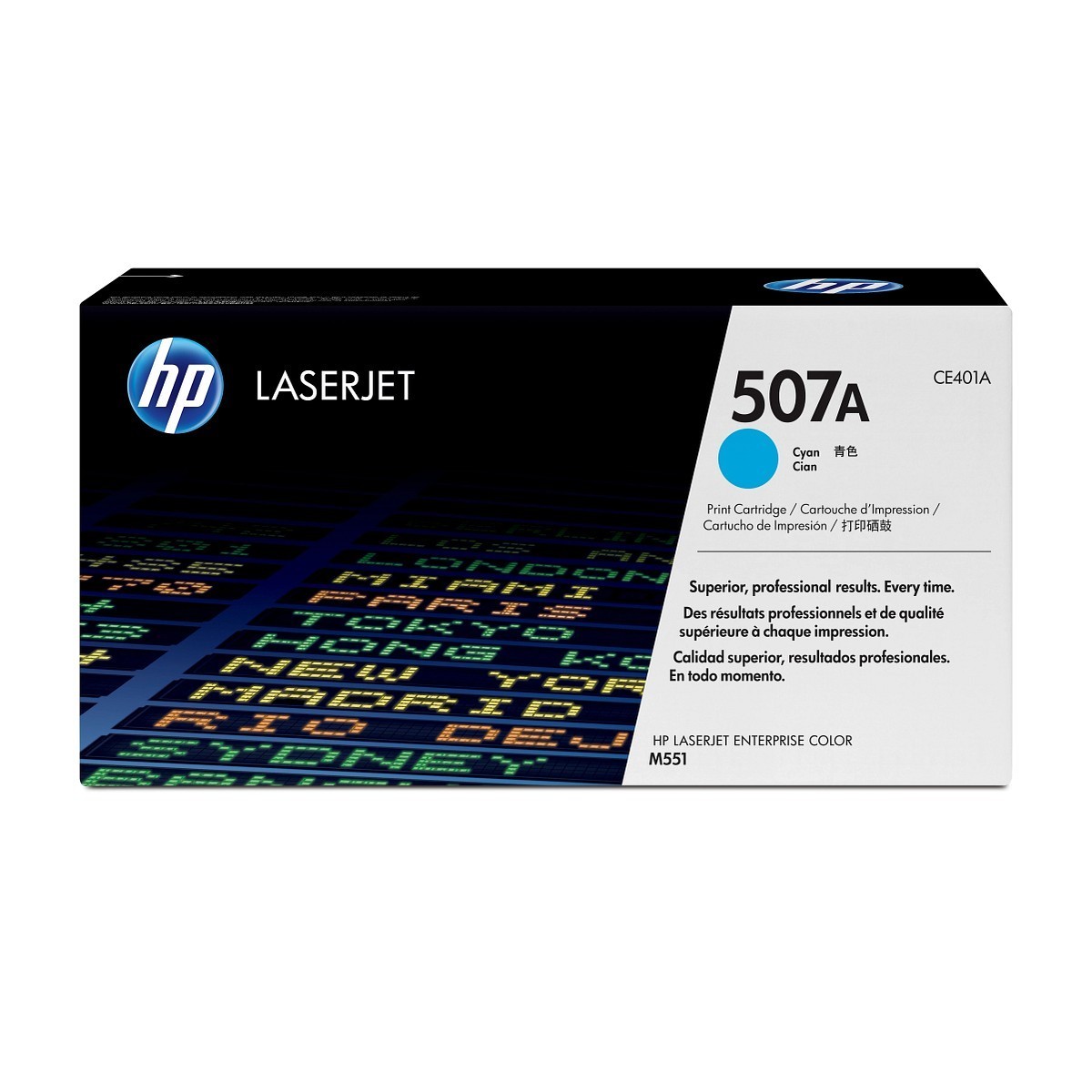 HP 507A Cyan Toner CE401A Genuine OEM NEW SEALED 6000 Pages M551 M570 M575