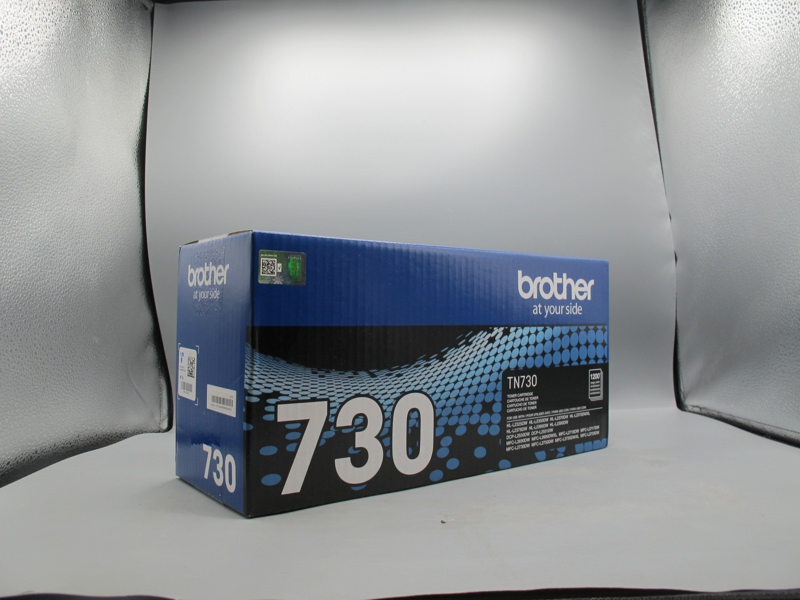 Brother TN730 Genuine Original Standard Yield Black Toner Cartridge 1200 Pages