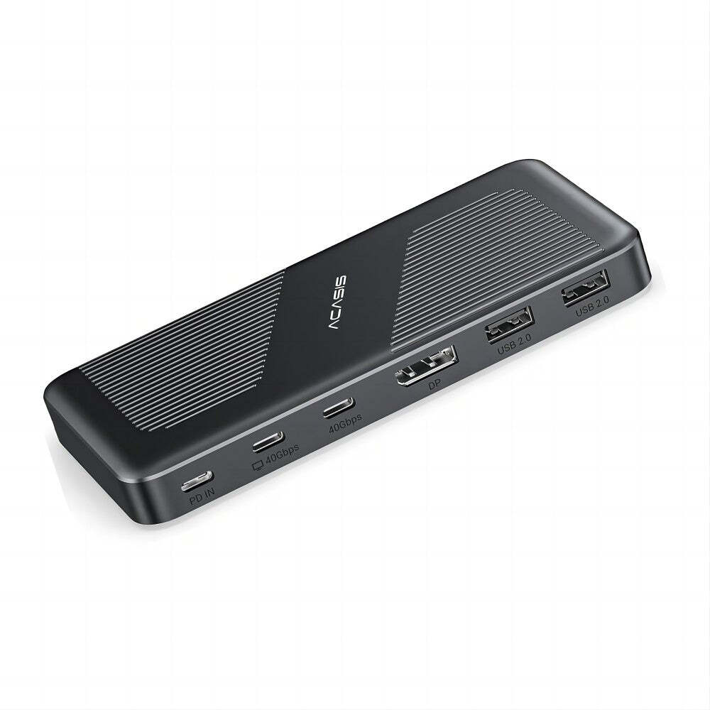 ACASIS Thunderbolt 3 Dock 40Gbps 8K Dual Display USB-C PD60W USB-A Hub