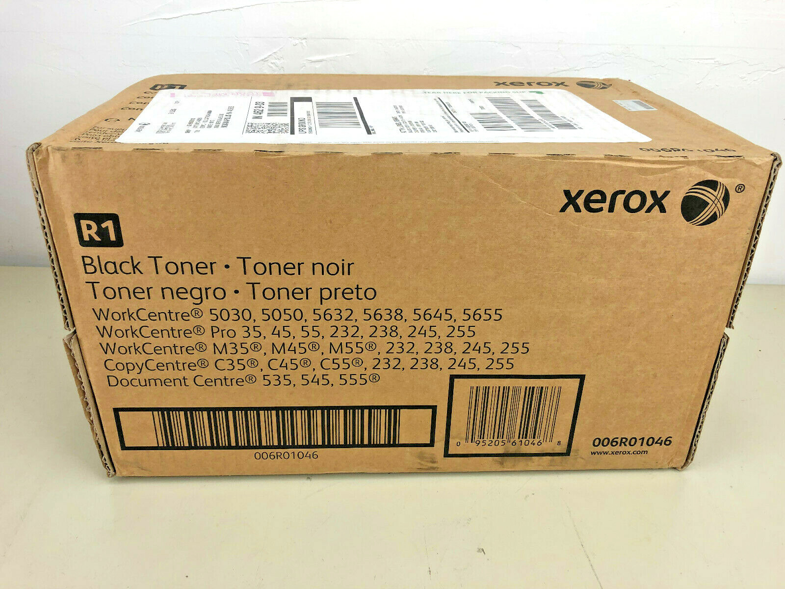 XEROX R1 Black Toner  006R01046 2 Cartridges & 1 waste bottle  OEM NEW NIB