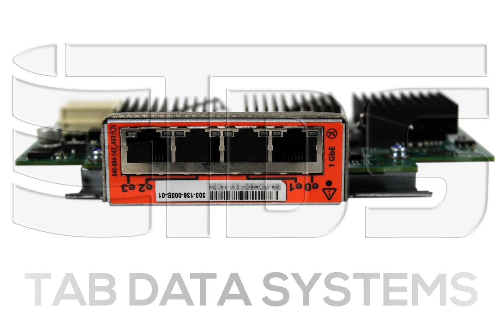 EMC 303-136-000B-01 4-Port 1GbE Ethernet ISCSI I/O Module for VNXe3100 VNXe3150