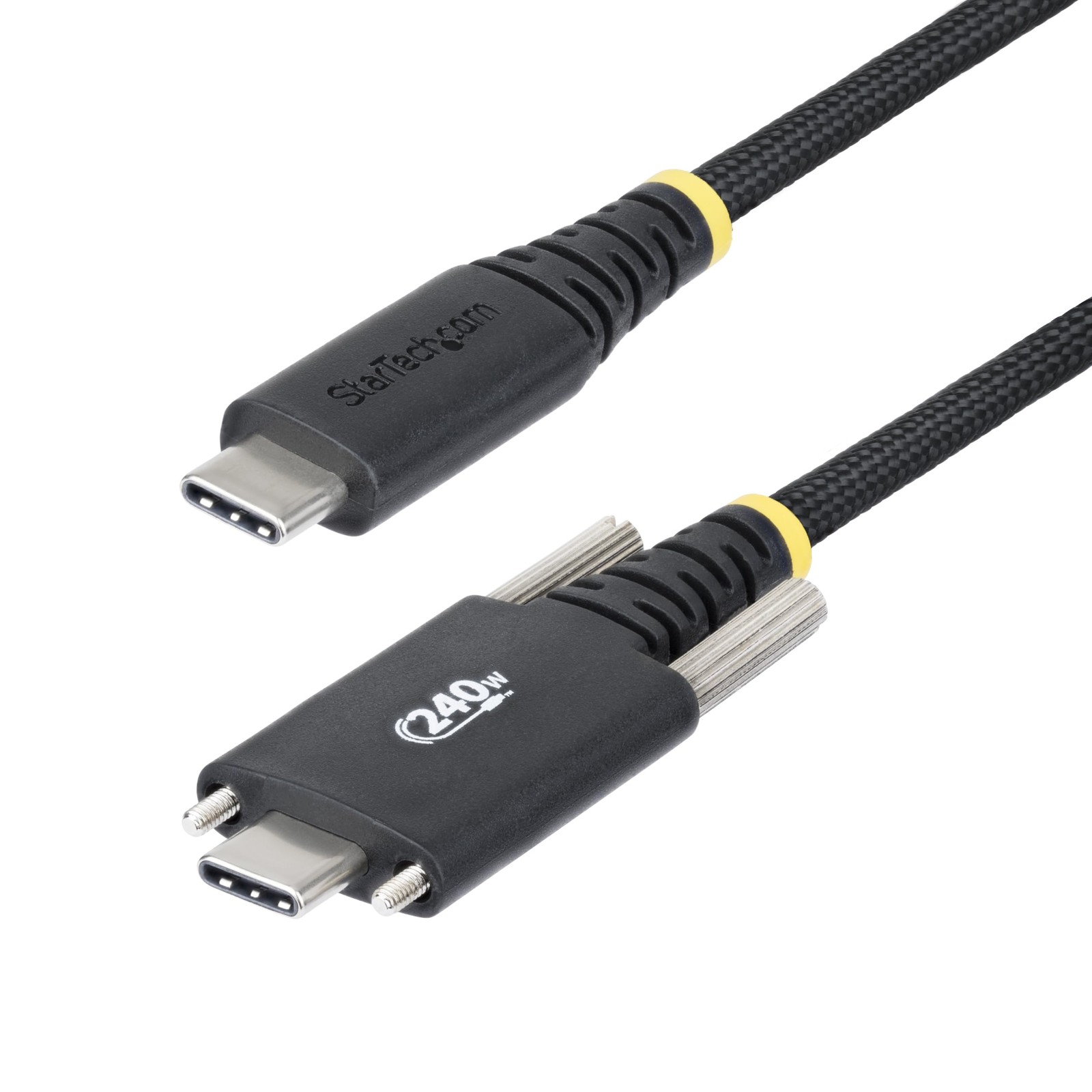 StarTech 6ft/2m USB-C To USB-C Screw Locking Cable (S2CEPR2M-USBSL-CABLE)