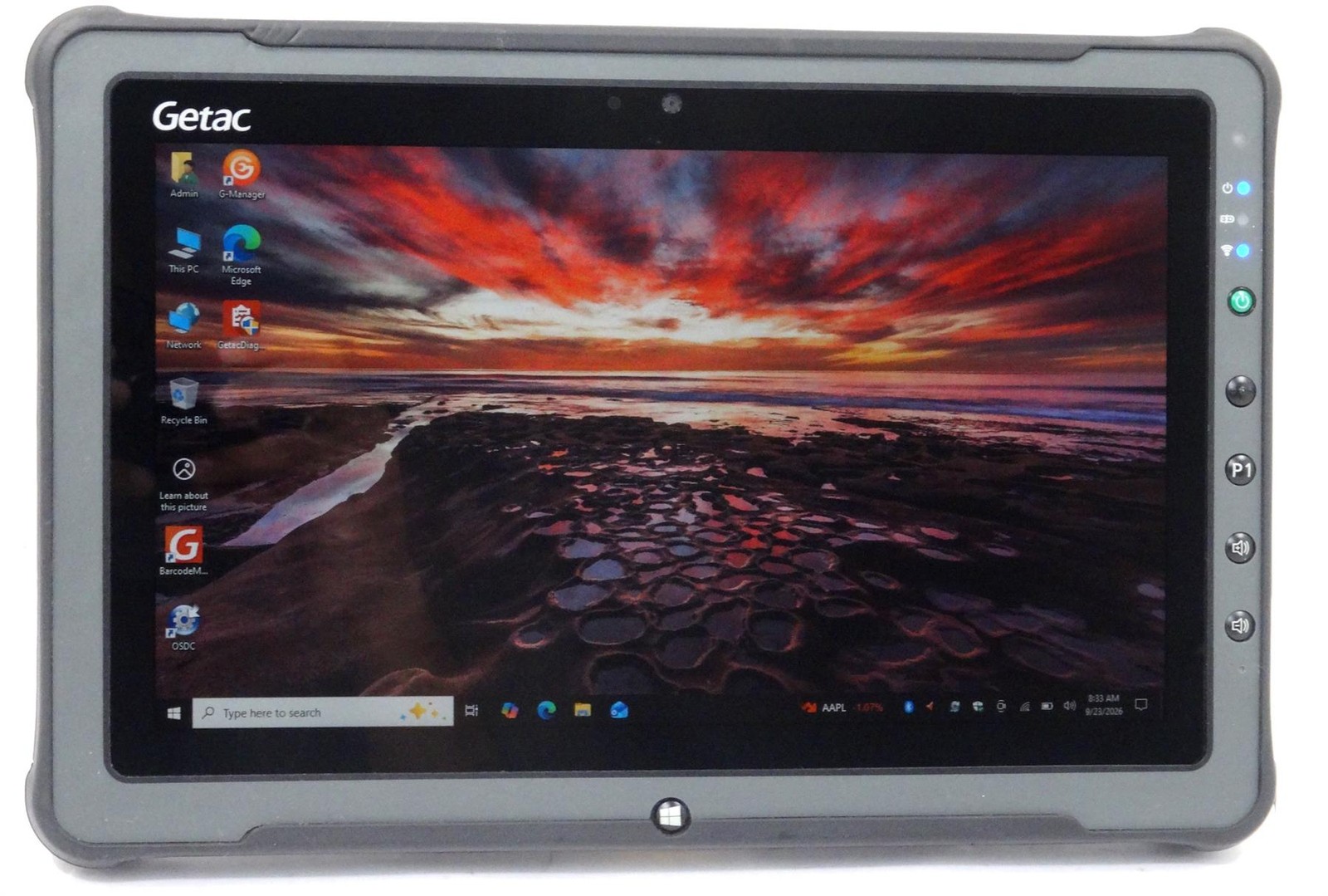 Getac F110 G3 11.6" HD Touch Intel Core i7-6500U 2.5GHz 16GB 128GB Tablet
