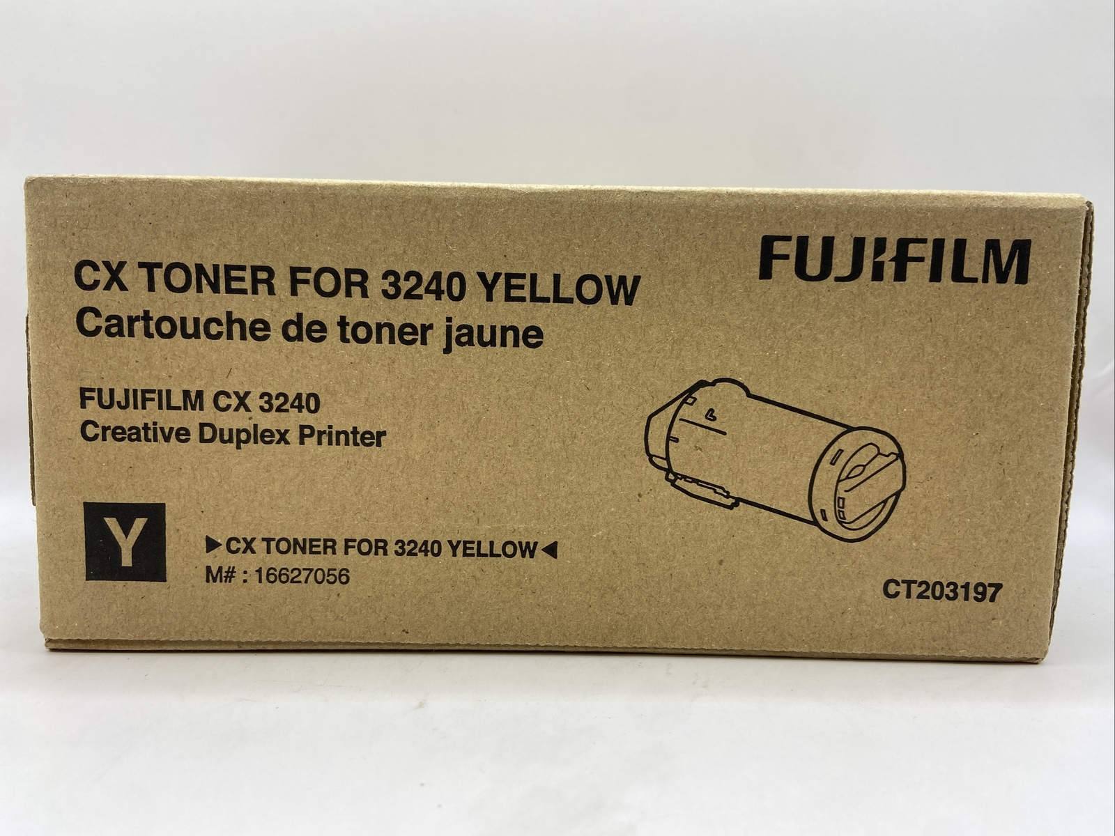 Fujifilm CX Toner For 3240 Yellow, Model CT203197, Brand New