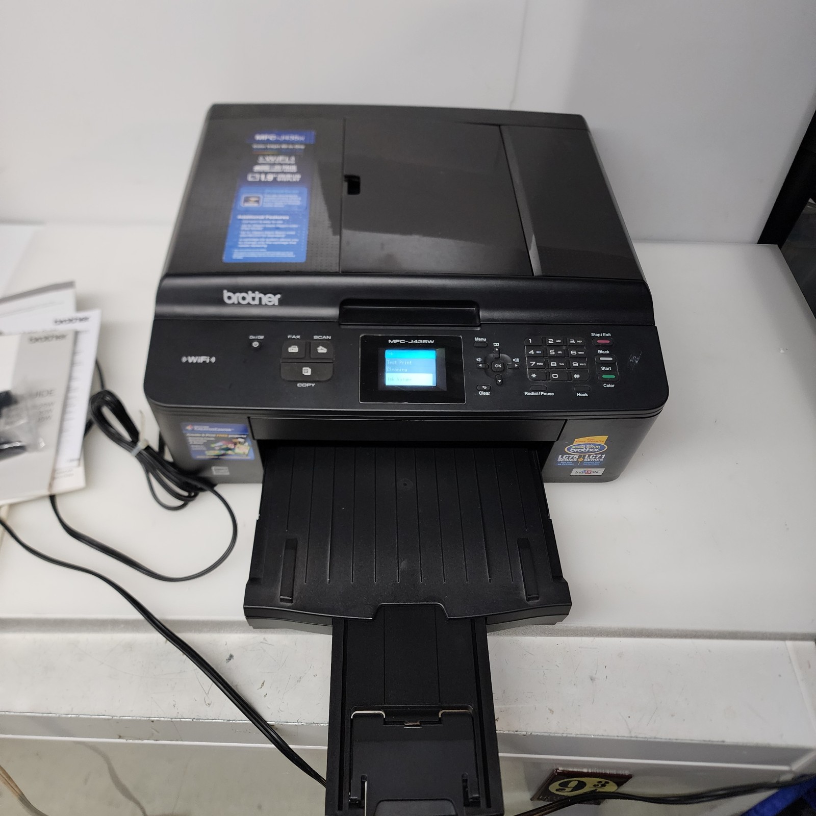 Brother MFC-J435W All-In-One Inkjet Printer Includes Ink And Manual 