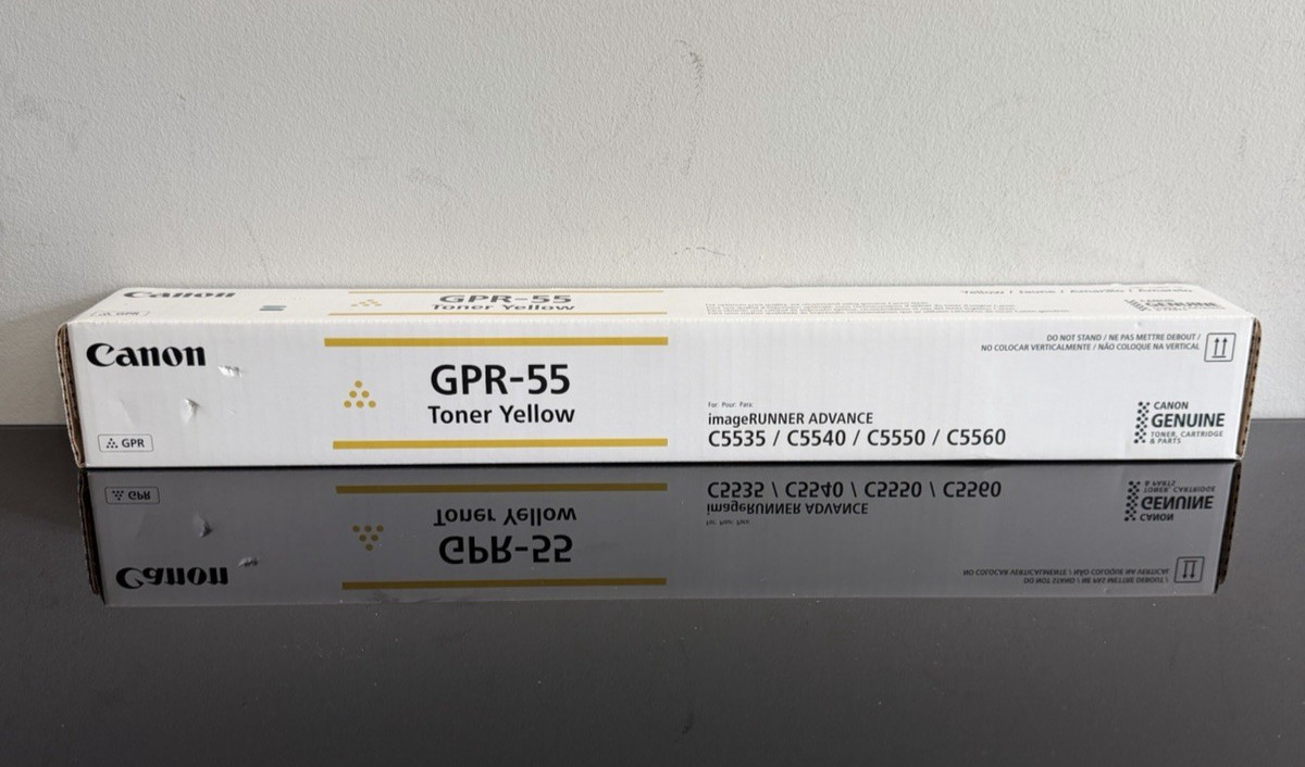 Canon GPR-55 Toner Yellow - Genuine Factory Sealed Brand New