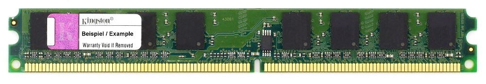 2GB Kingston DDR2-667 RAM PC2-5300 D25664F50 VLP Very Low Profile Desktop Memory
