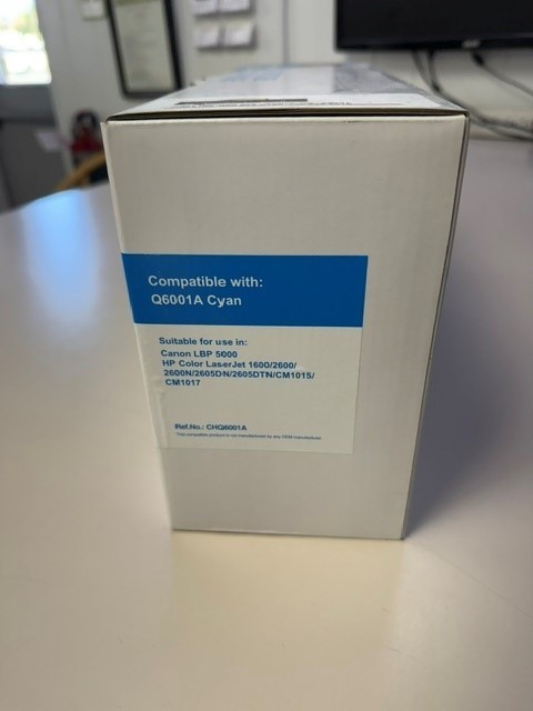 Q6001A HP Compatible Cyan for 2600 Series