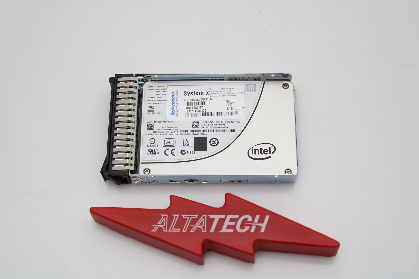 Lenovo 00AJ166 800GB 6G 2.5" SATA SSD