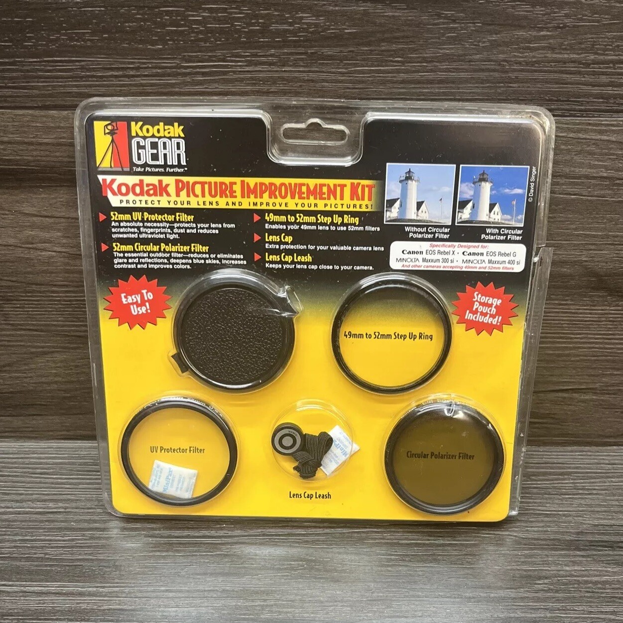 Kodak Gear Kodak Picture Improvement Kit  *Vintage*NOS*