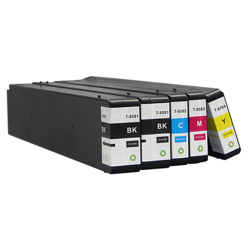 5PC T8581-T8584 Compatible Ink Cartridge for Ep Workforce WF-C20590a/b/c Printer