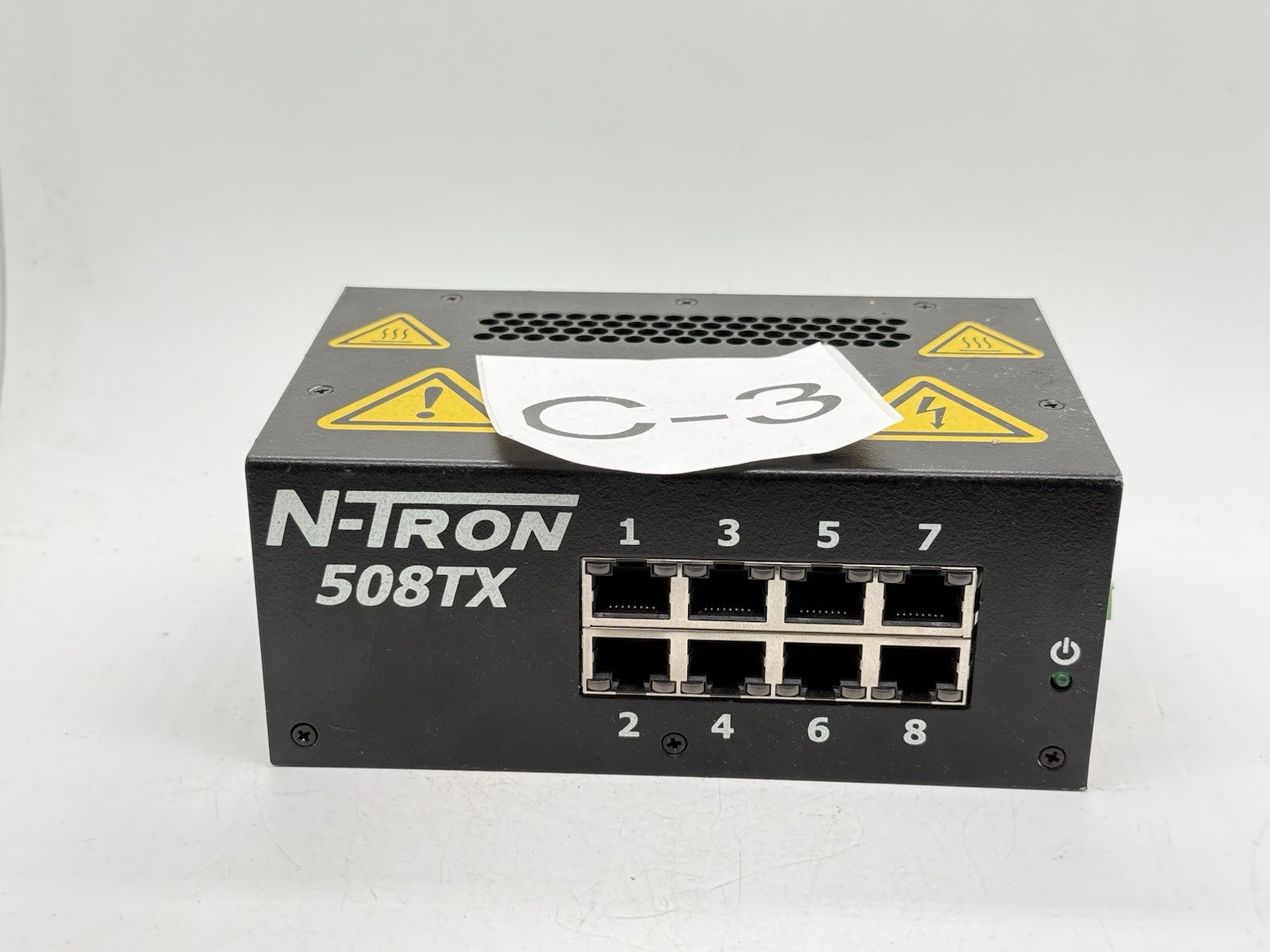N-Tron 508TX Unmanaged Industrial Ethernet Switch 8-Port 10/100Base-TX – DIN Rai