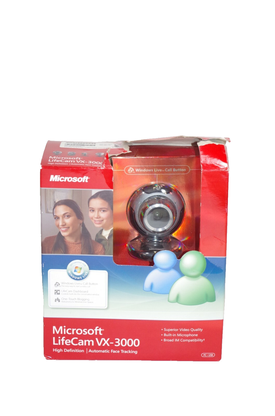 Microsoft LifeCam VX-3000 Webcam USB - Open Box