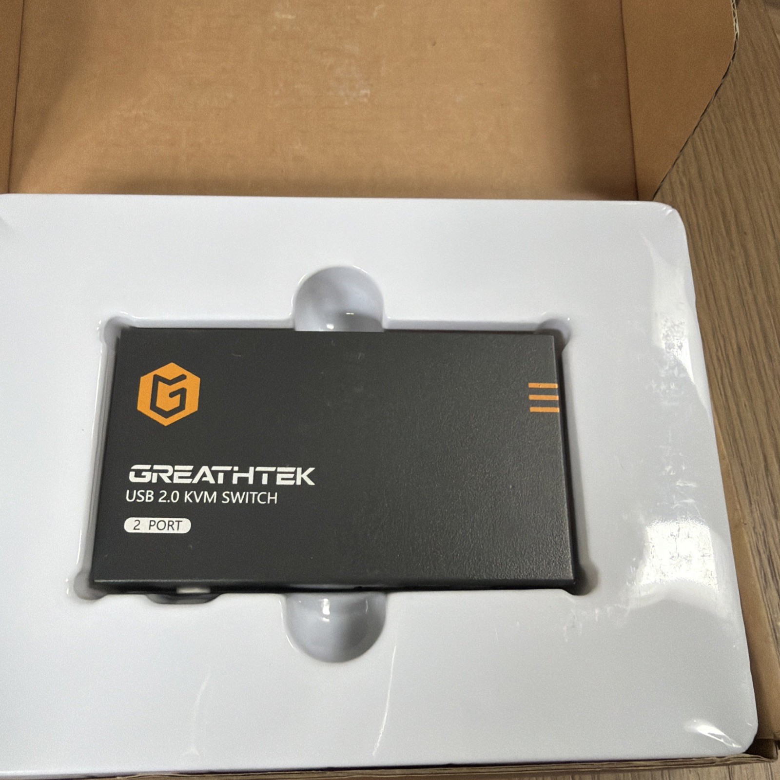 Greathtek KVM Switch USB 3.0 Dual Monitor 2 Port 4K @ 60Hz