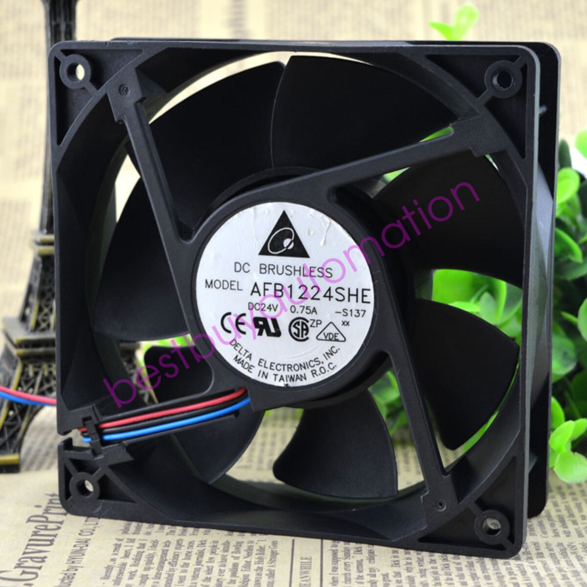 DELTA AFB1224SHE 12038 24V 0.75A 12CM Inverter Large Air Volume Cooling Fan
