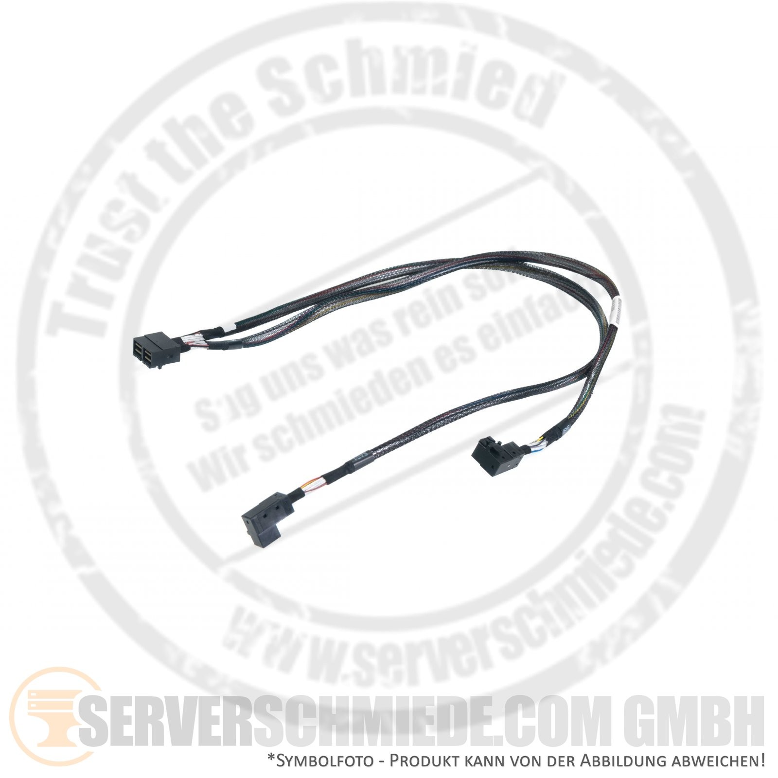 IBM 75cm SAS Cable 1x Double SFF-8643 -- 1x 65cm SFF-8643 Angle 1x 75cm SFF-86